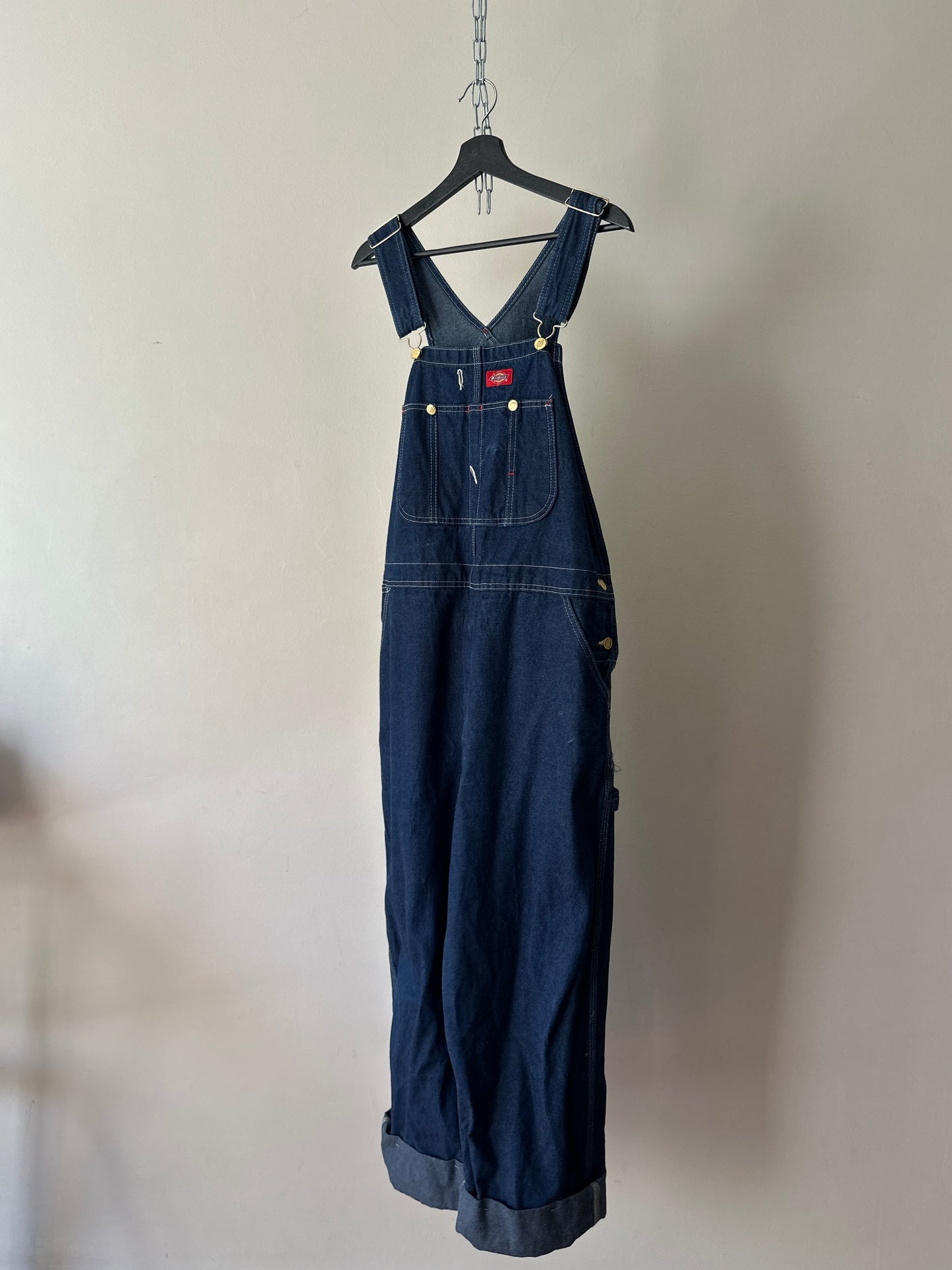 deep blue Dickies overalls