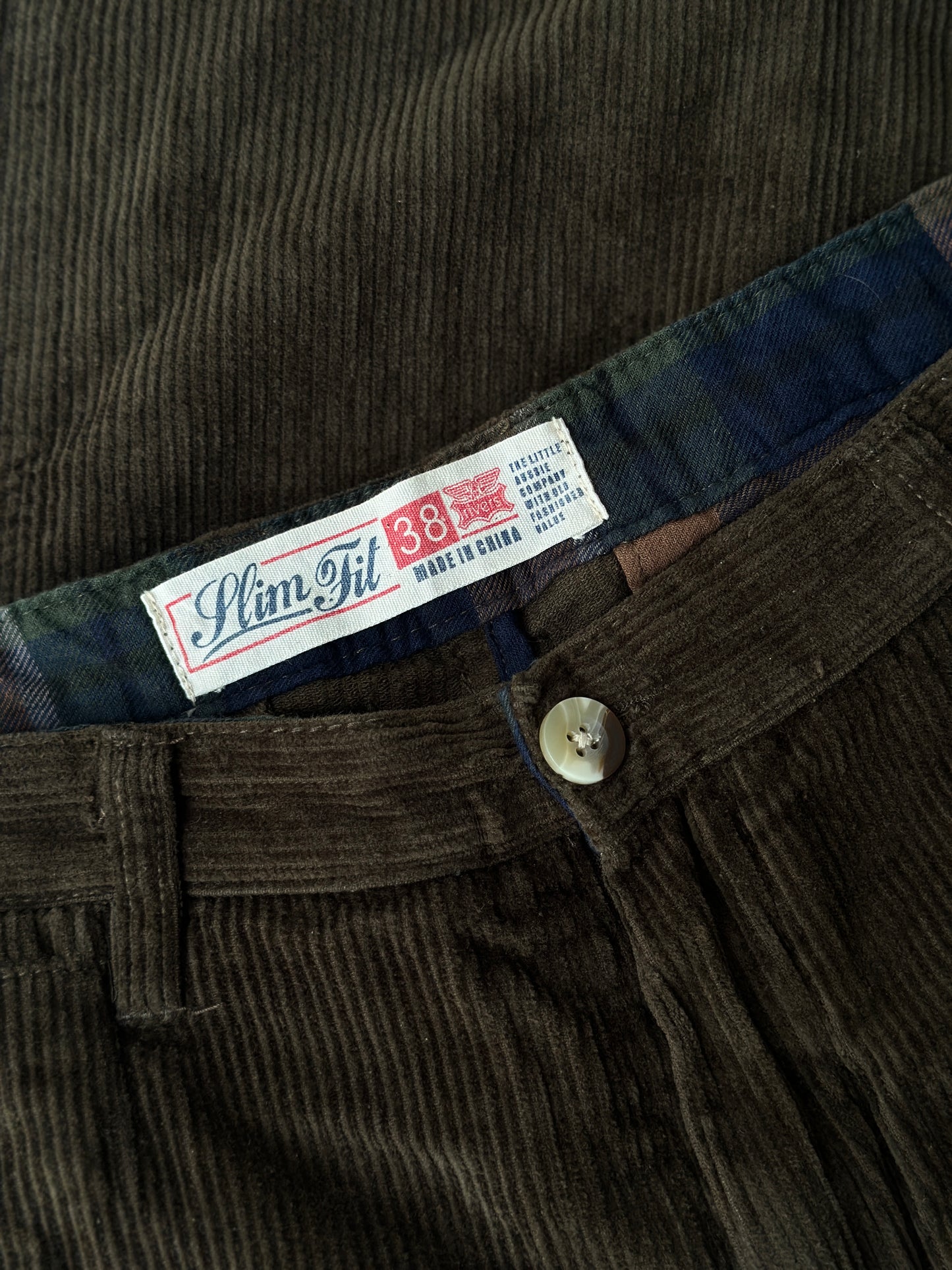 khaki green corduroy pants