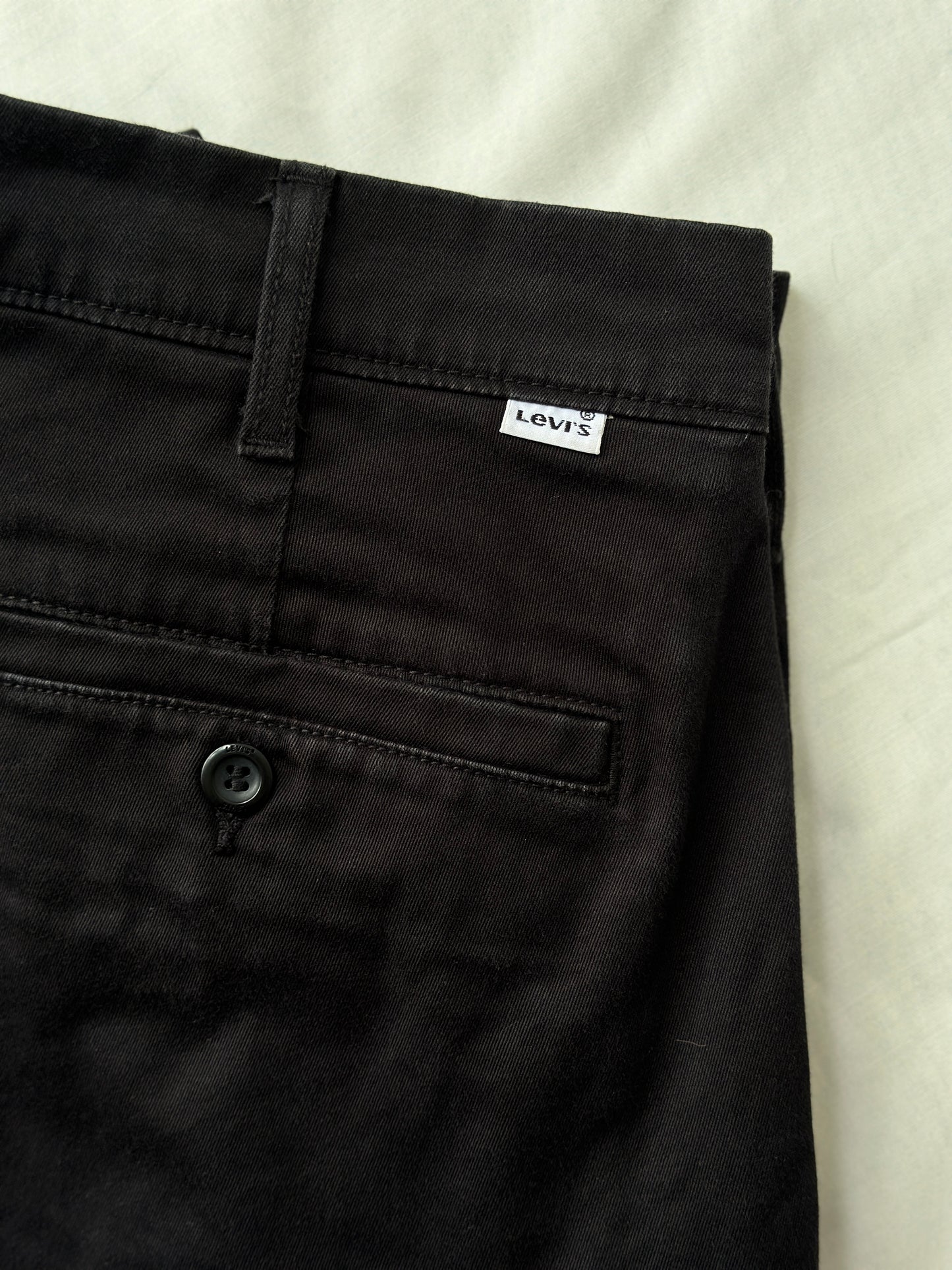 black Levi work pants