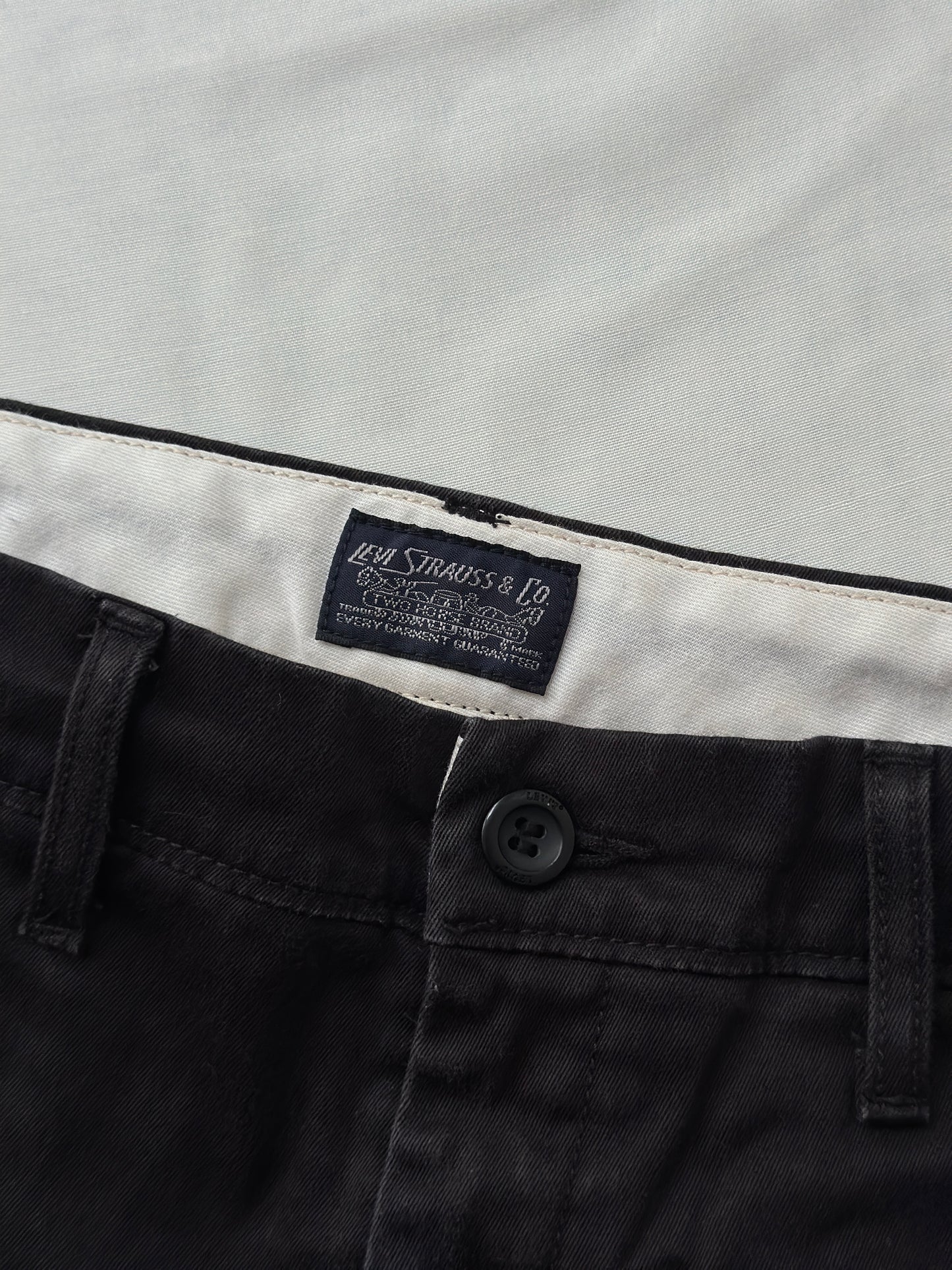 black Levi work pants