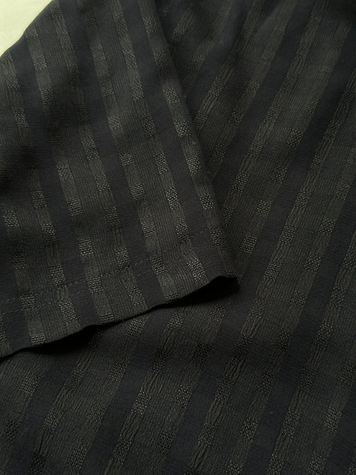 deep blue short sleeve button up