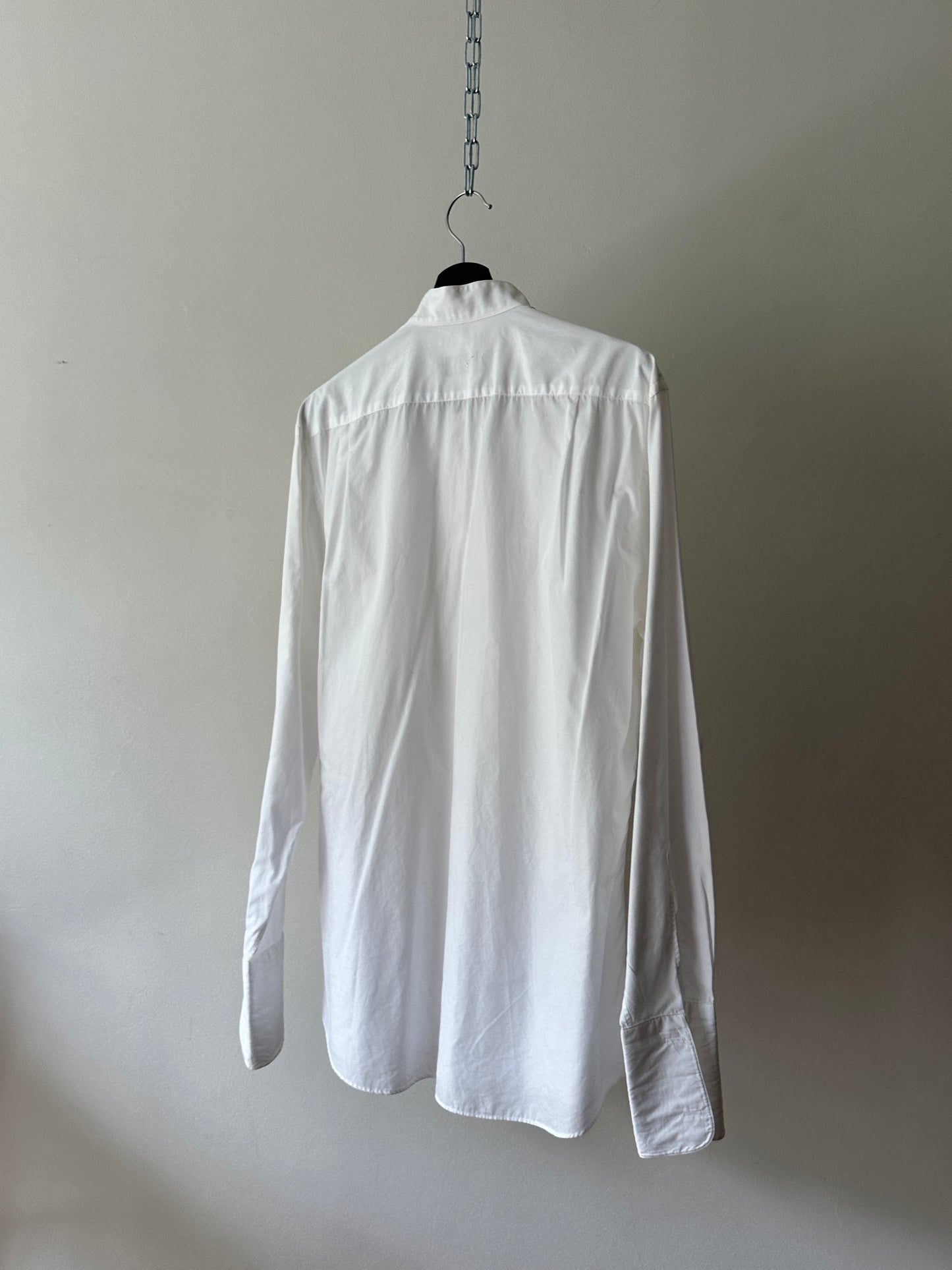 hugo boss white tuxedo button up