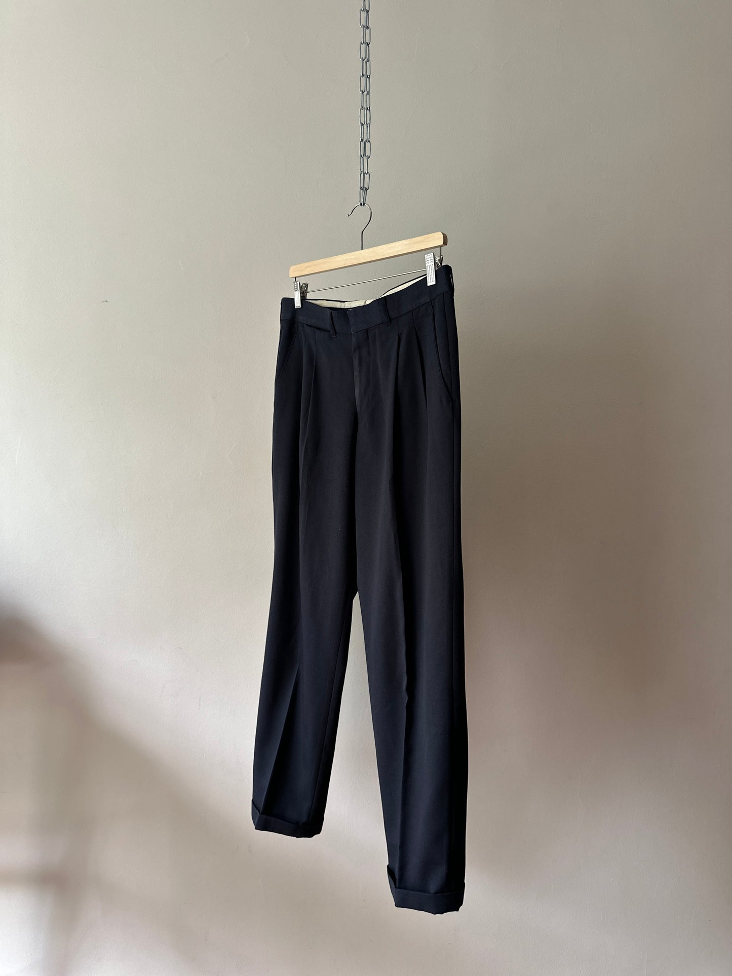 navy blue suit pants
