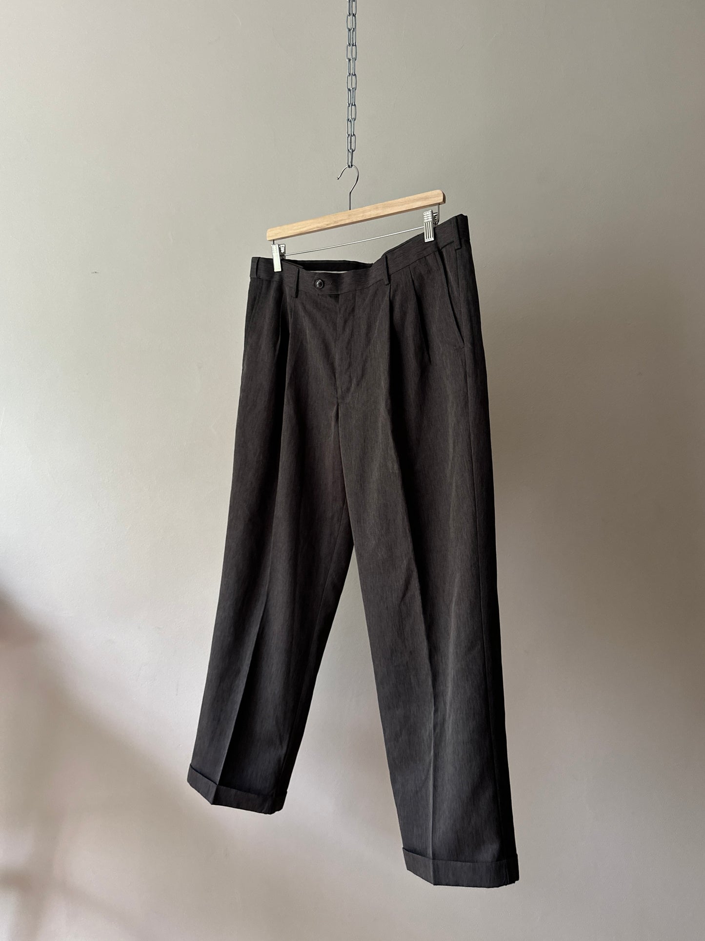 grey suit pants