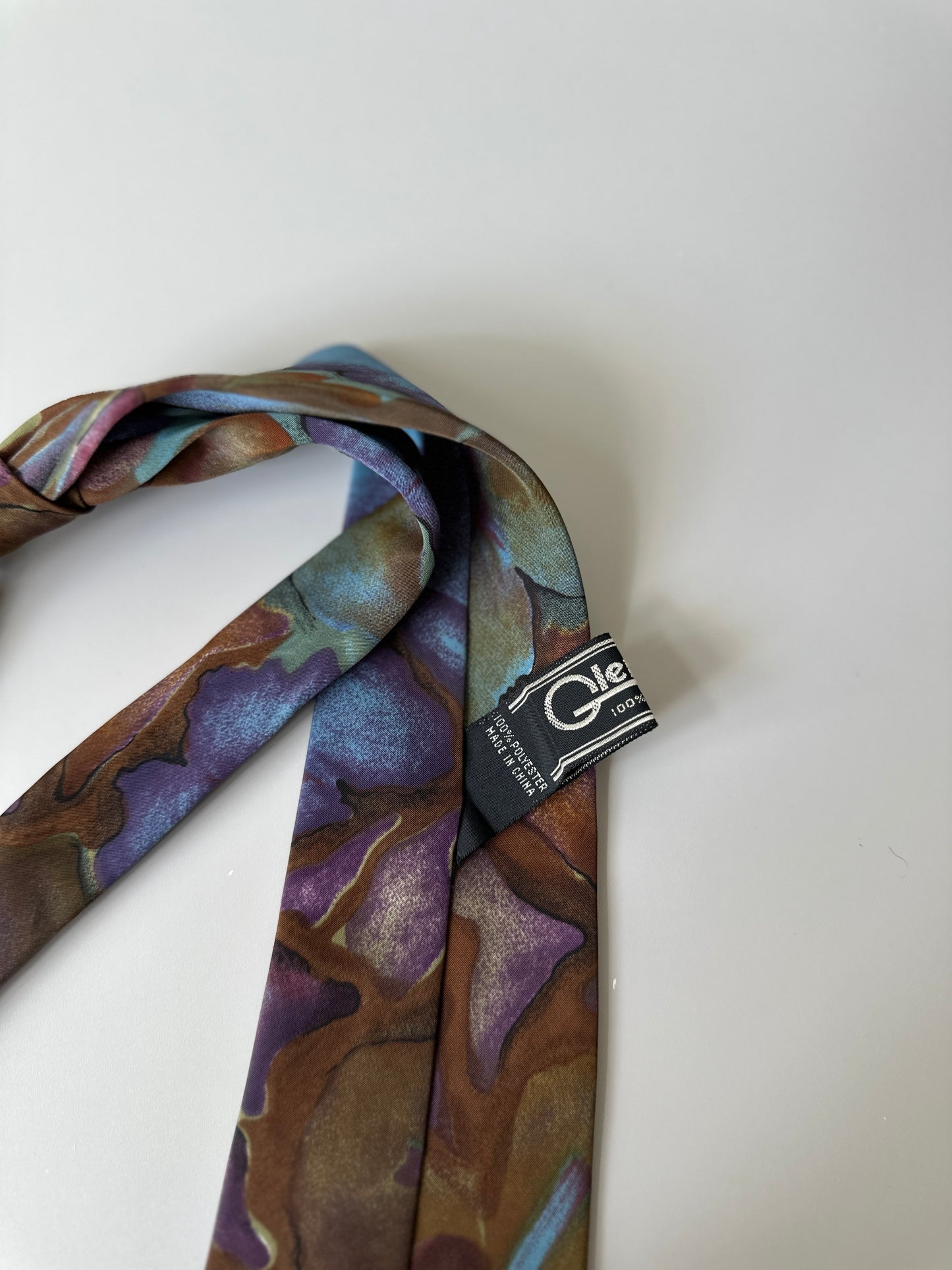 multi-coloured tie