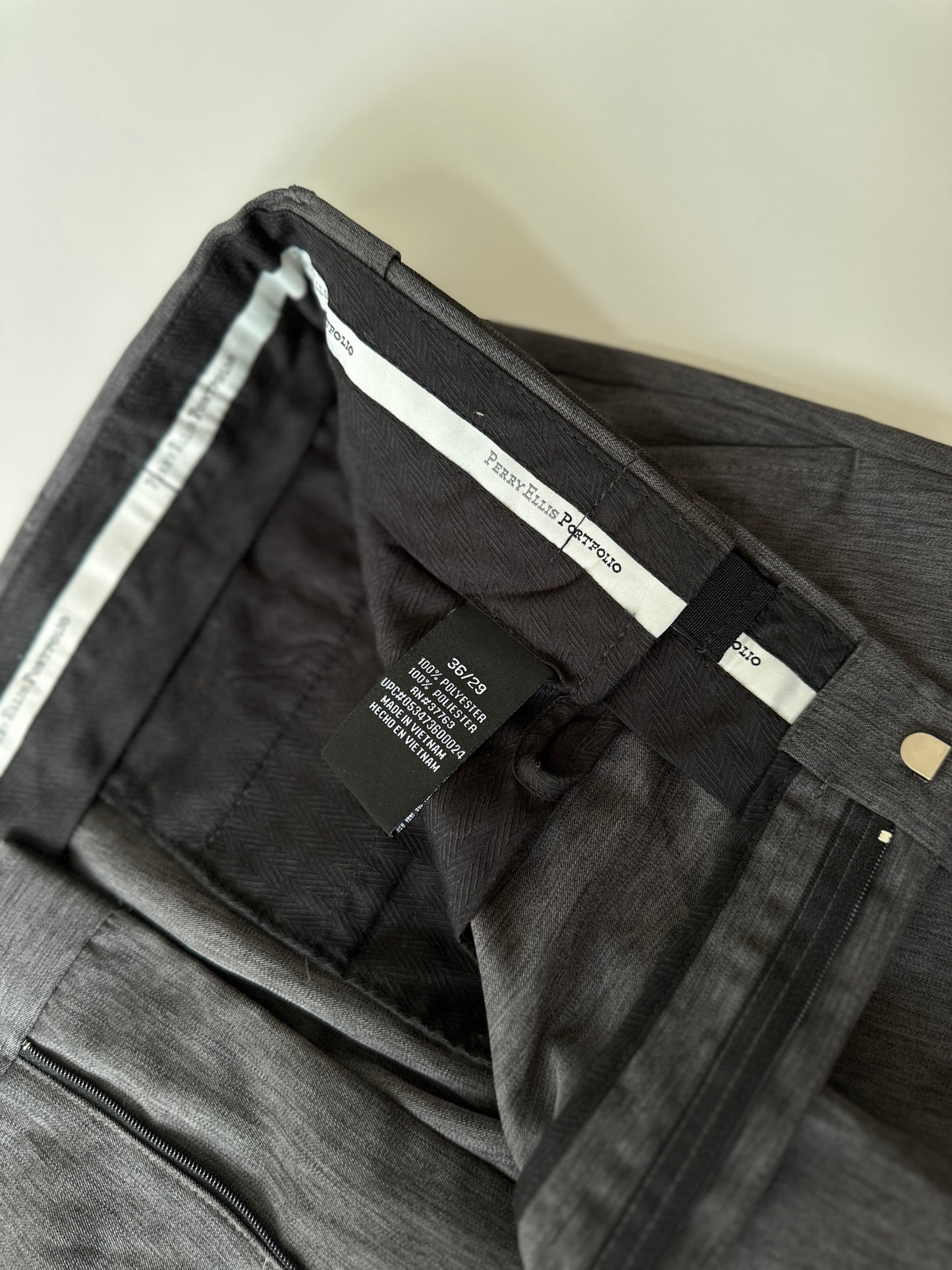 grey suit pants