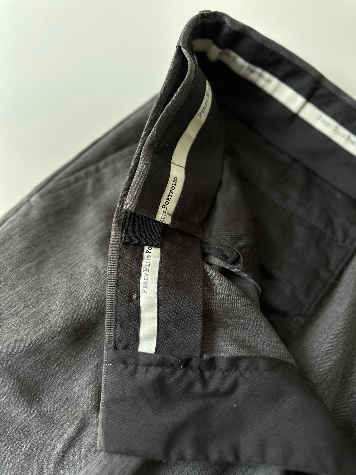 grey suit pants