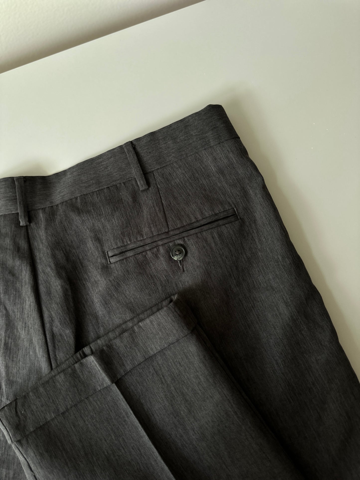 grey suit pants
