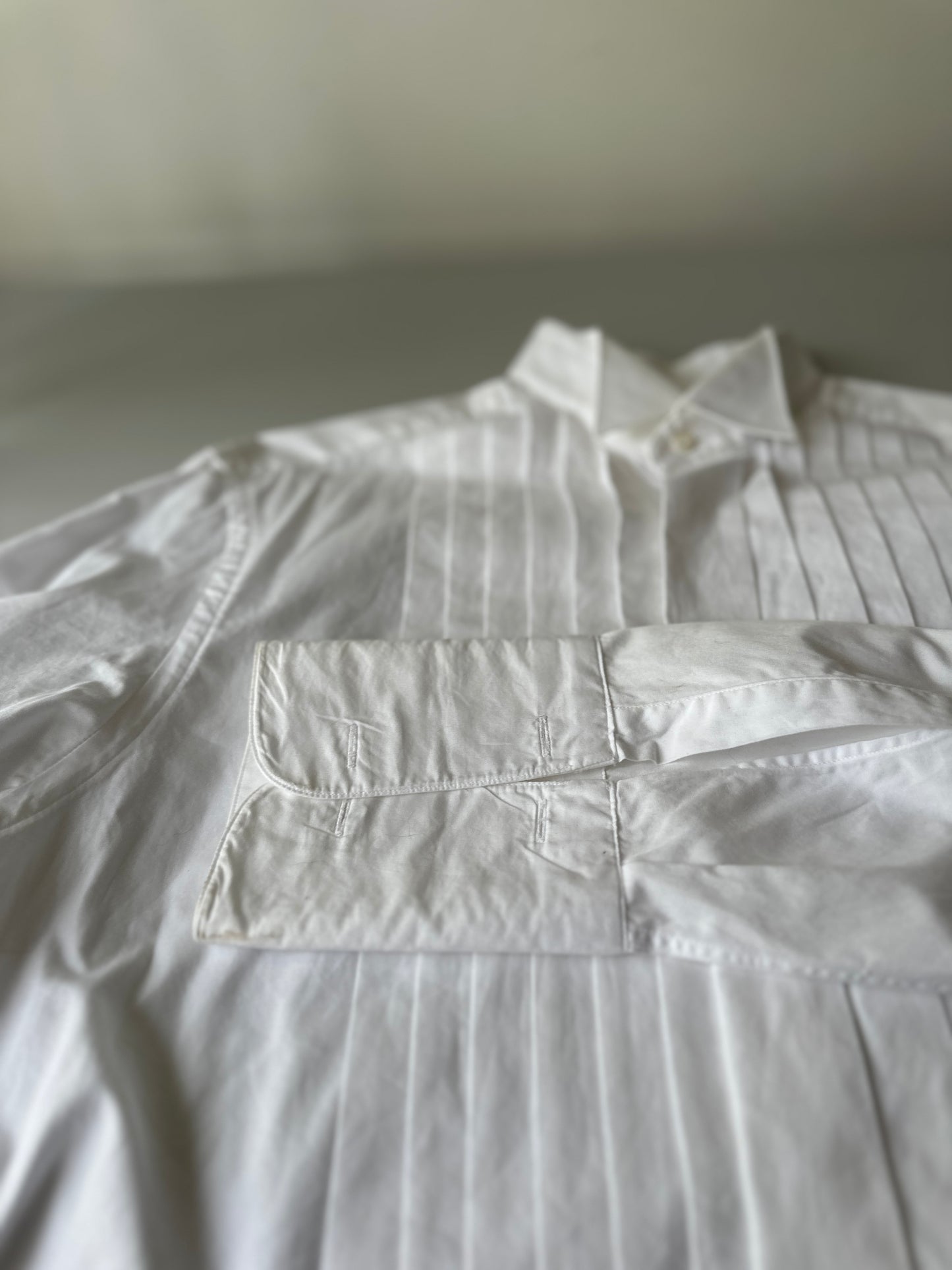 hugo boss white tuxedo button up