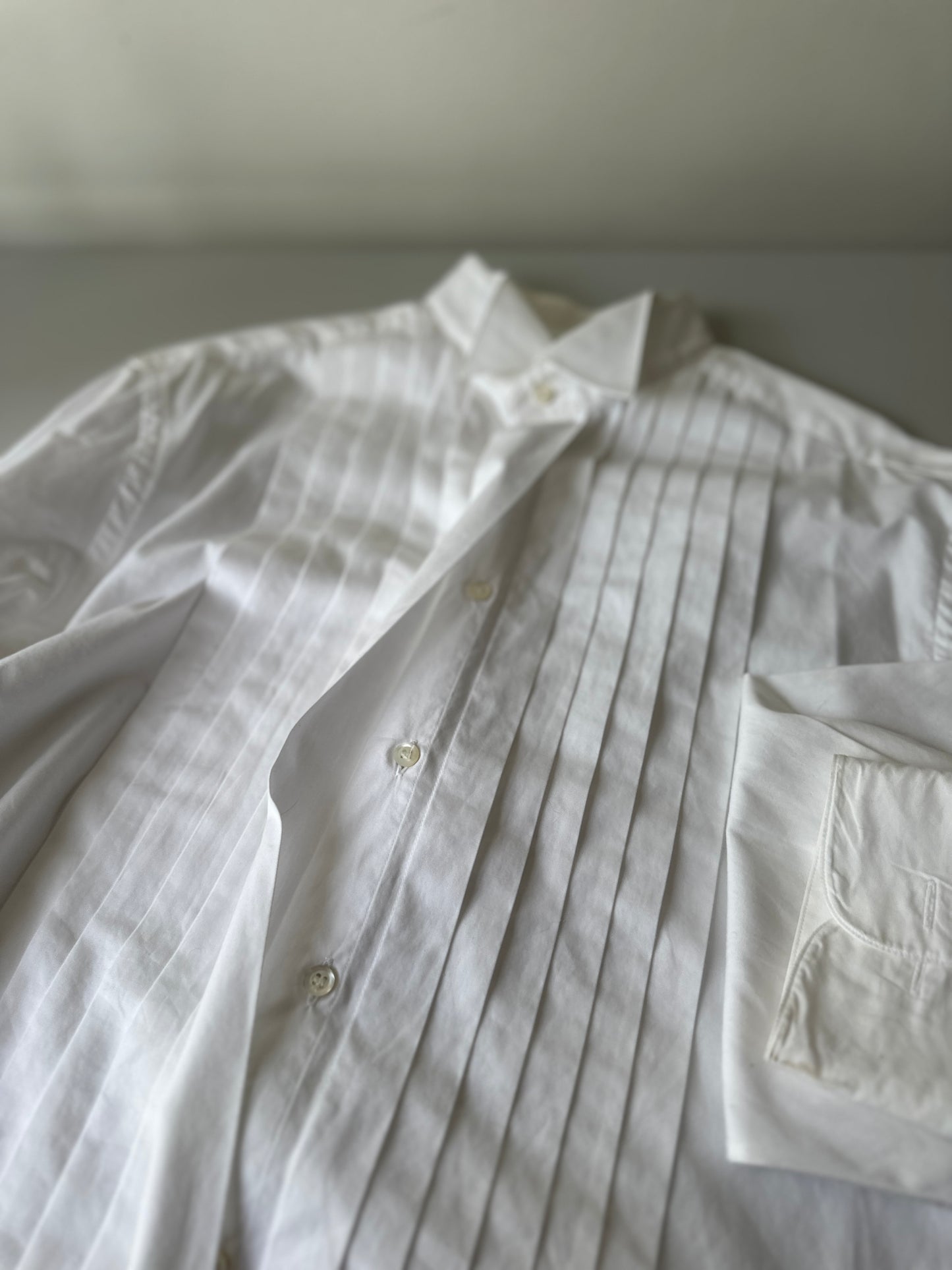 hugo boss white tuxedo button up