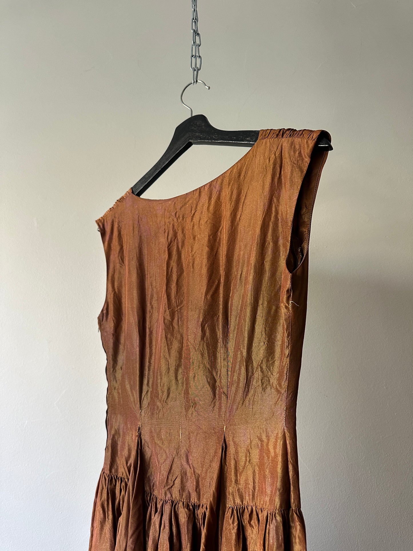 Melbourne vintage opaque brown dress