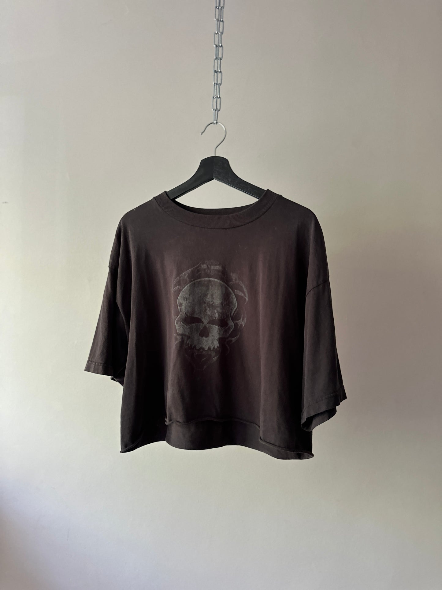 Harley Davidson cropped tee