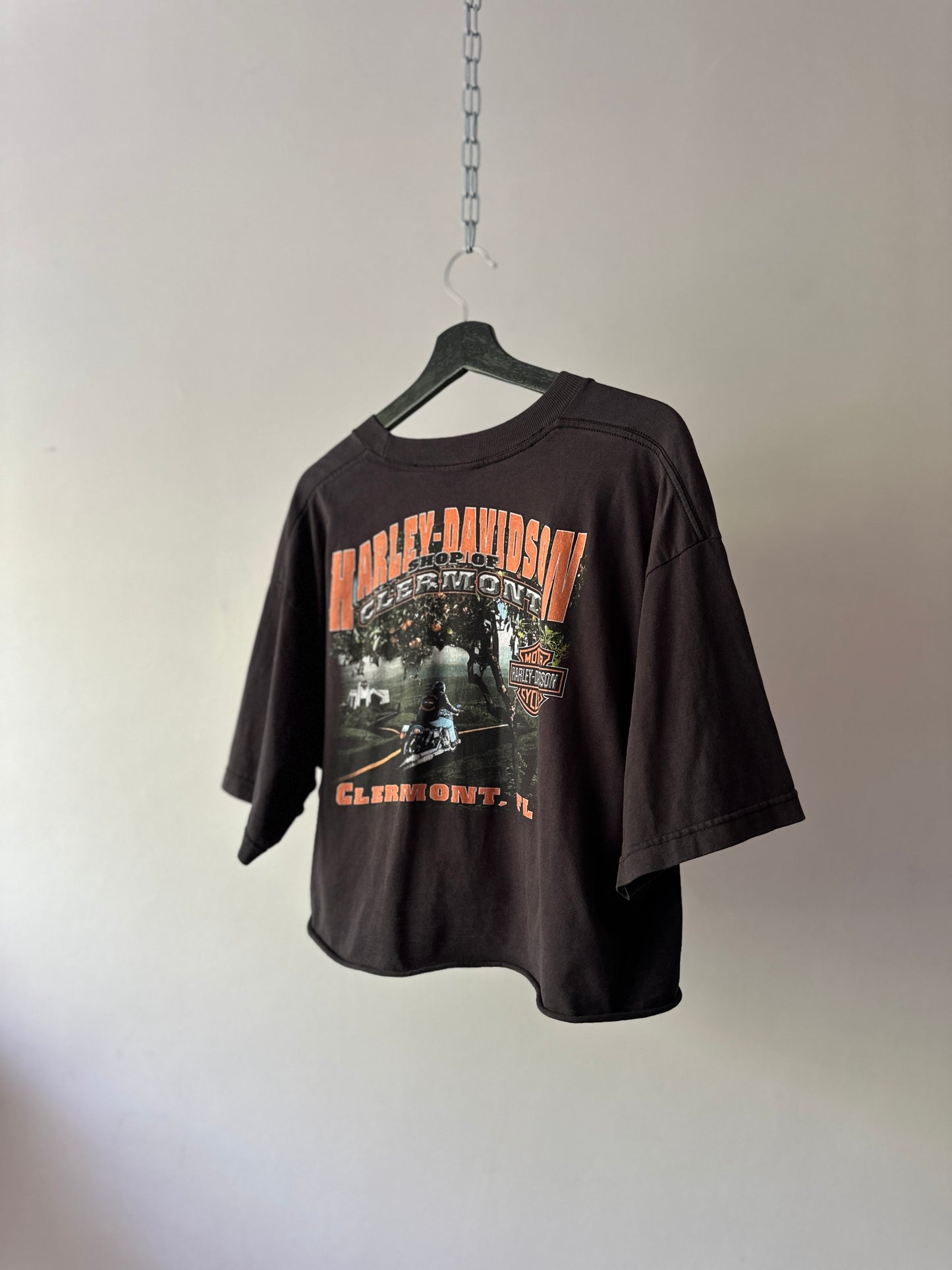 Harley Davidson cropped tee