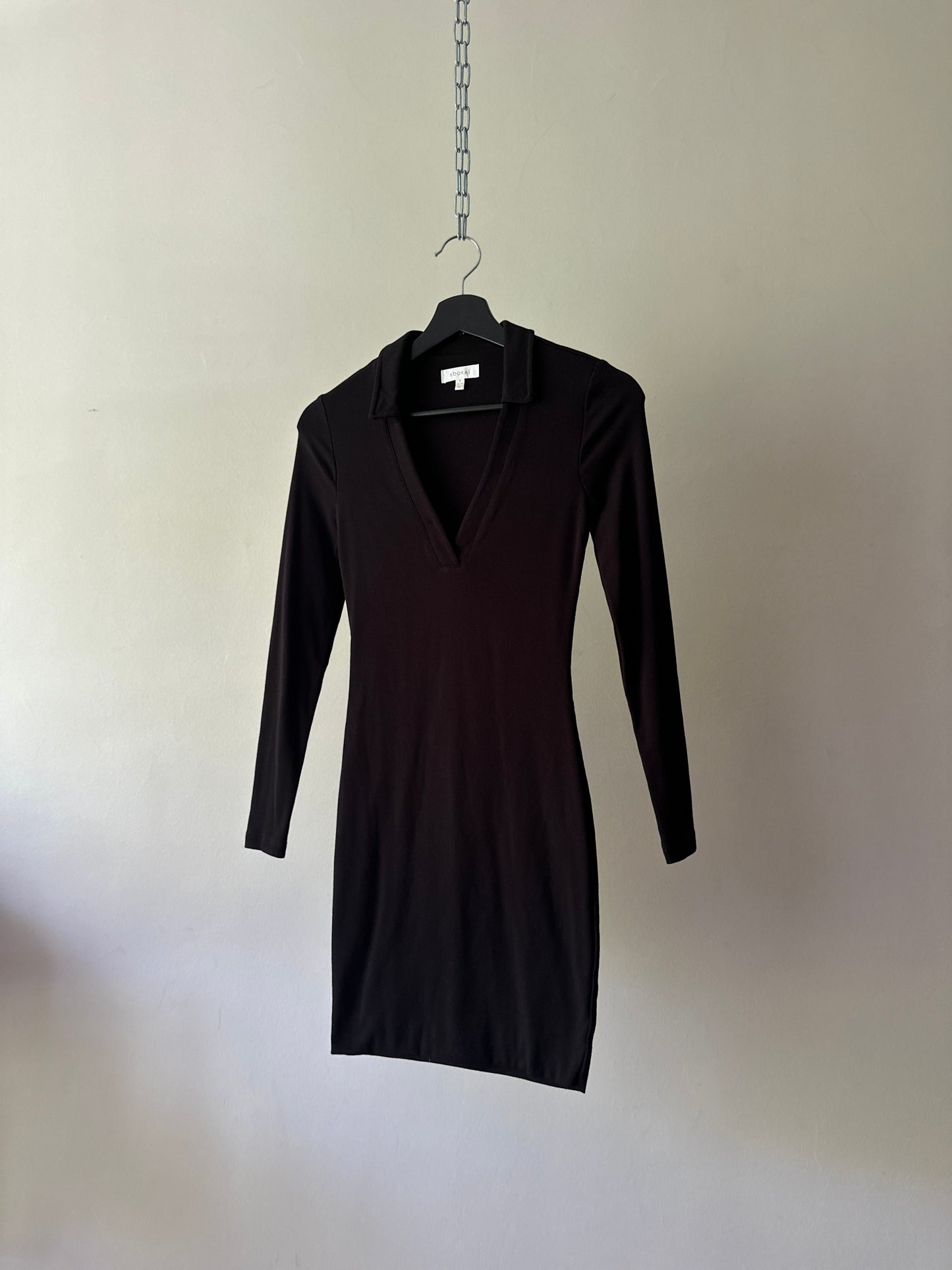 Kookai longsleeve collar dress