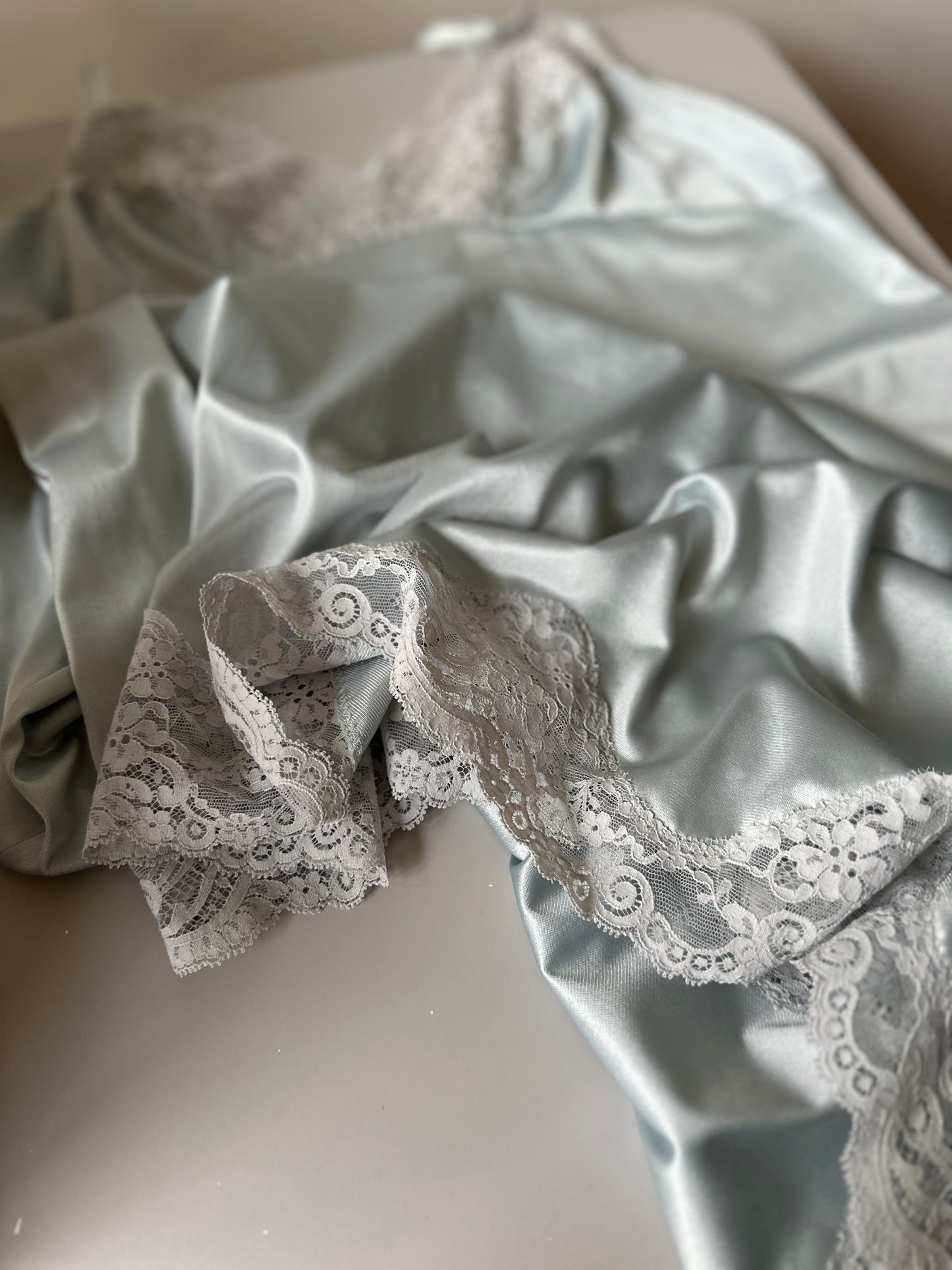 baby blue night slip