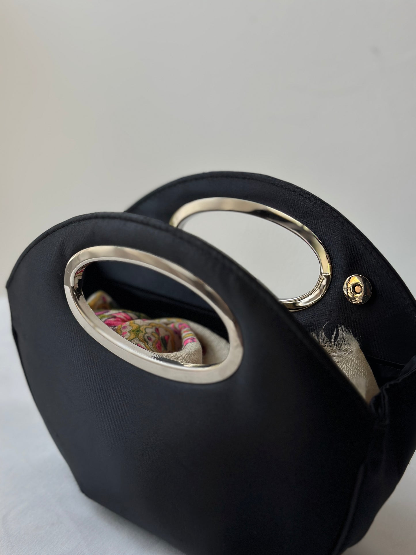 90s satin clip purse