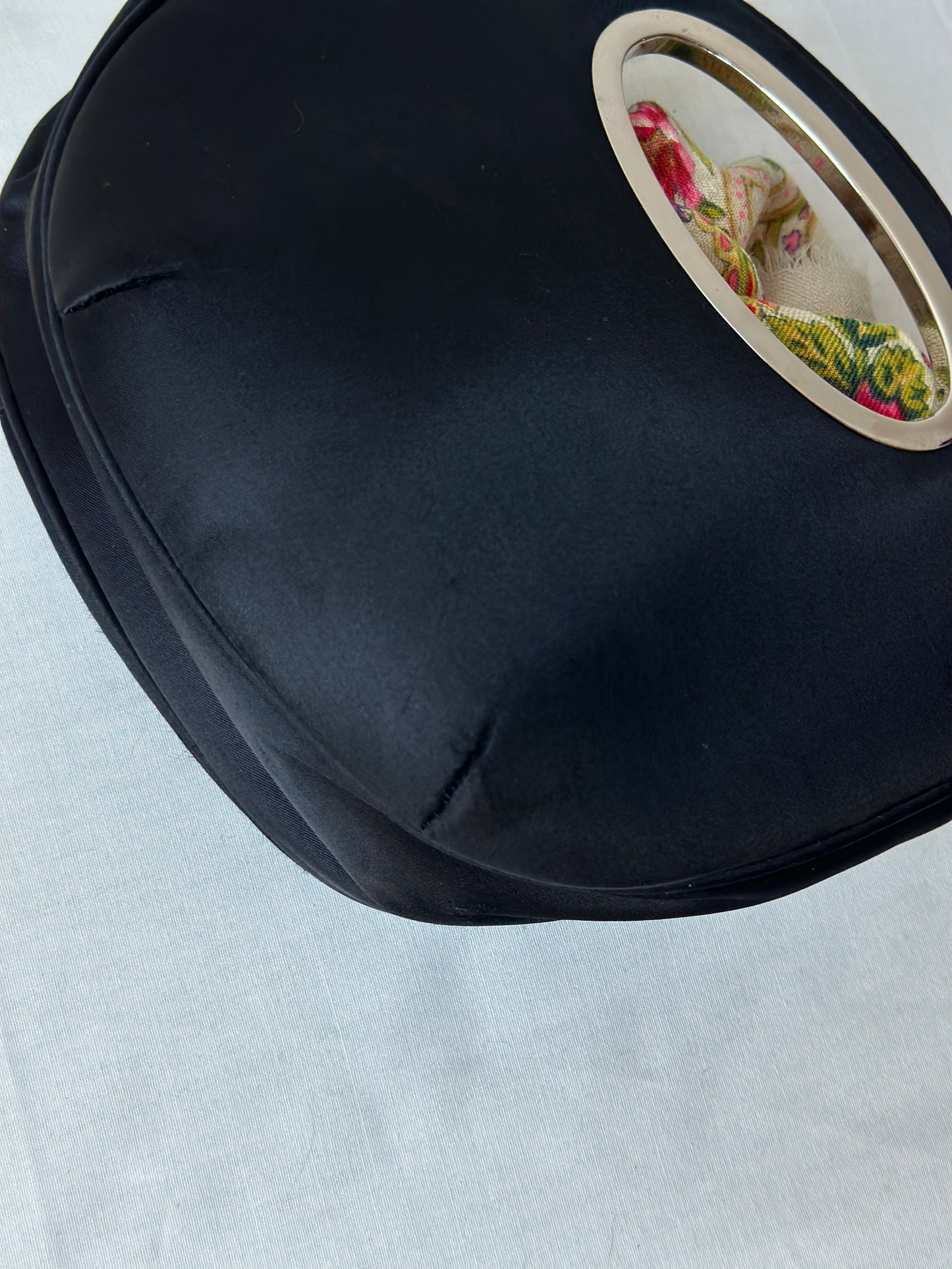 90s satin clip purse