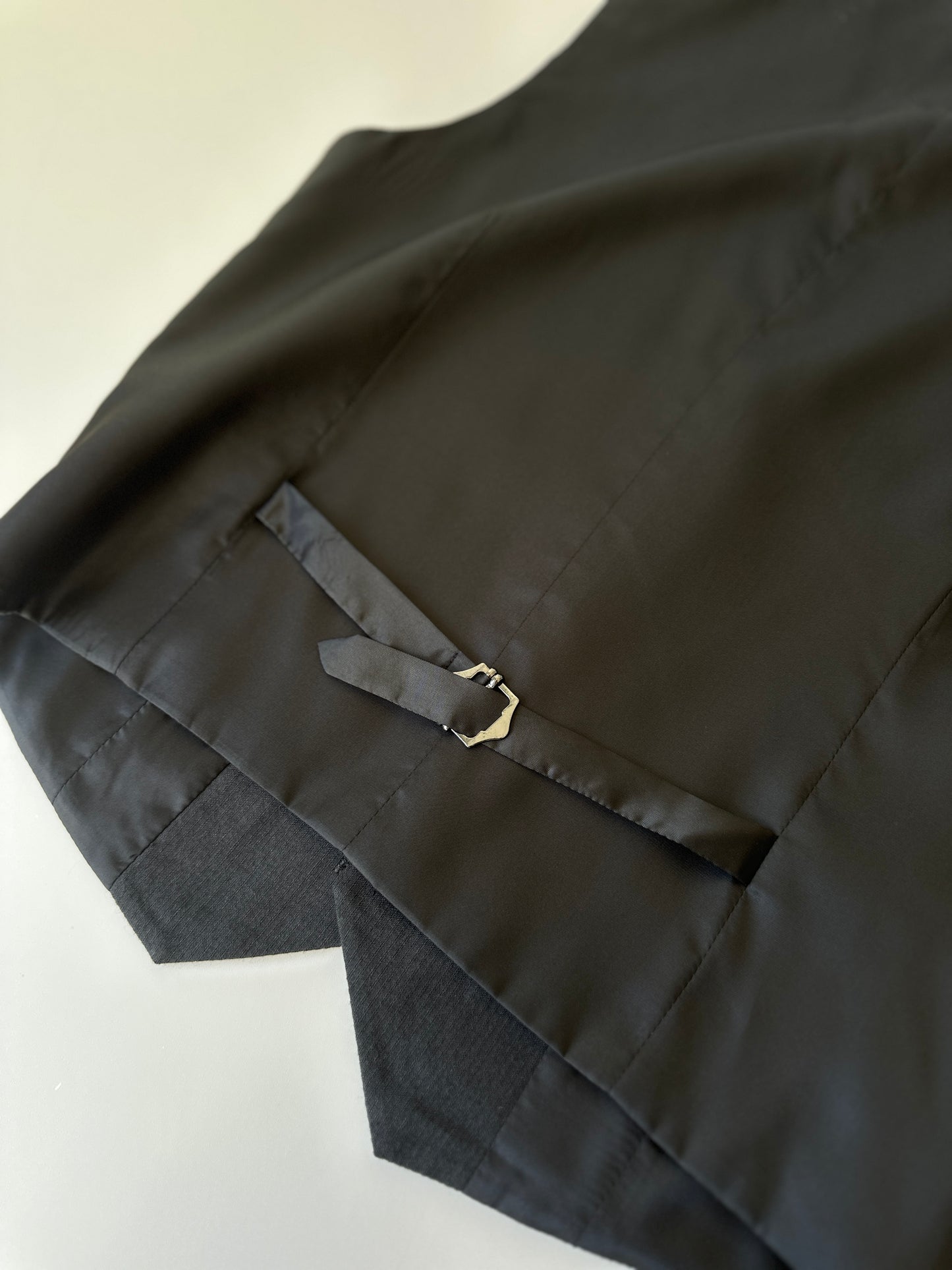 black button up vest