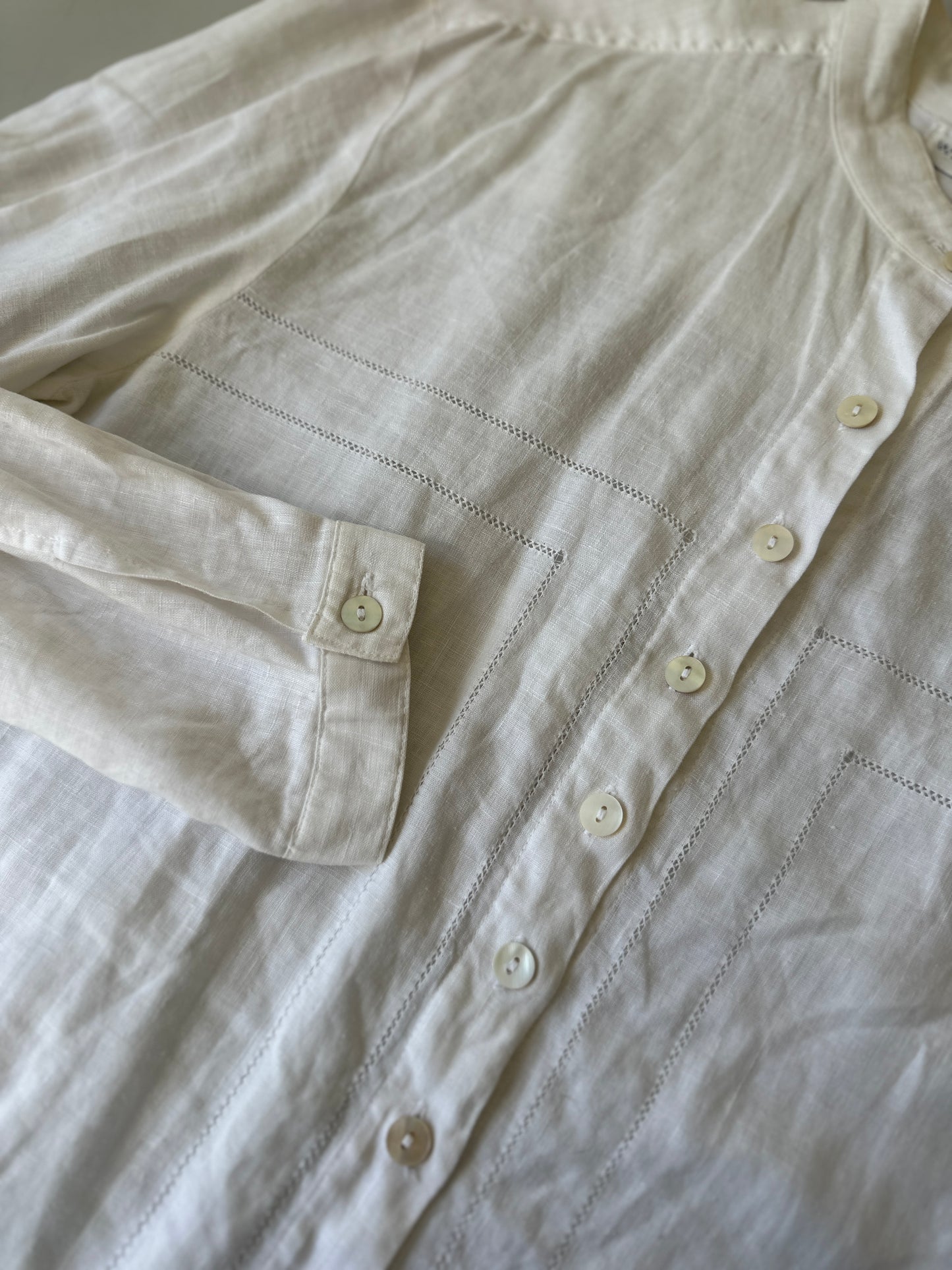 linen button up