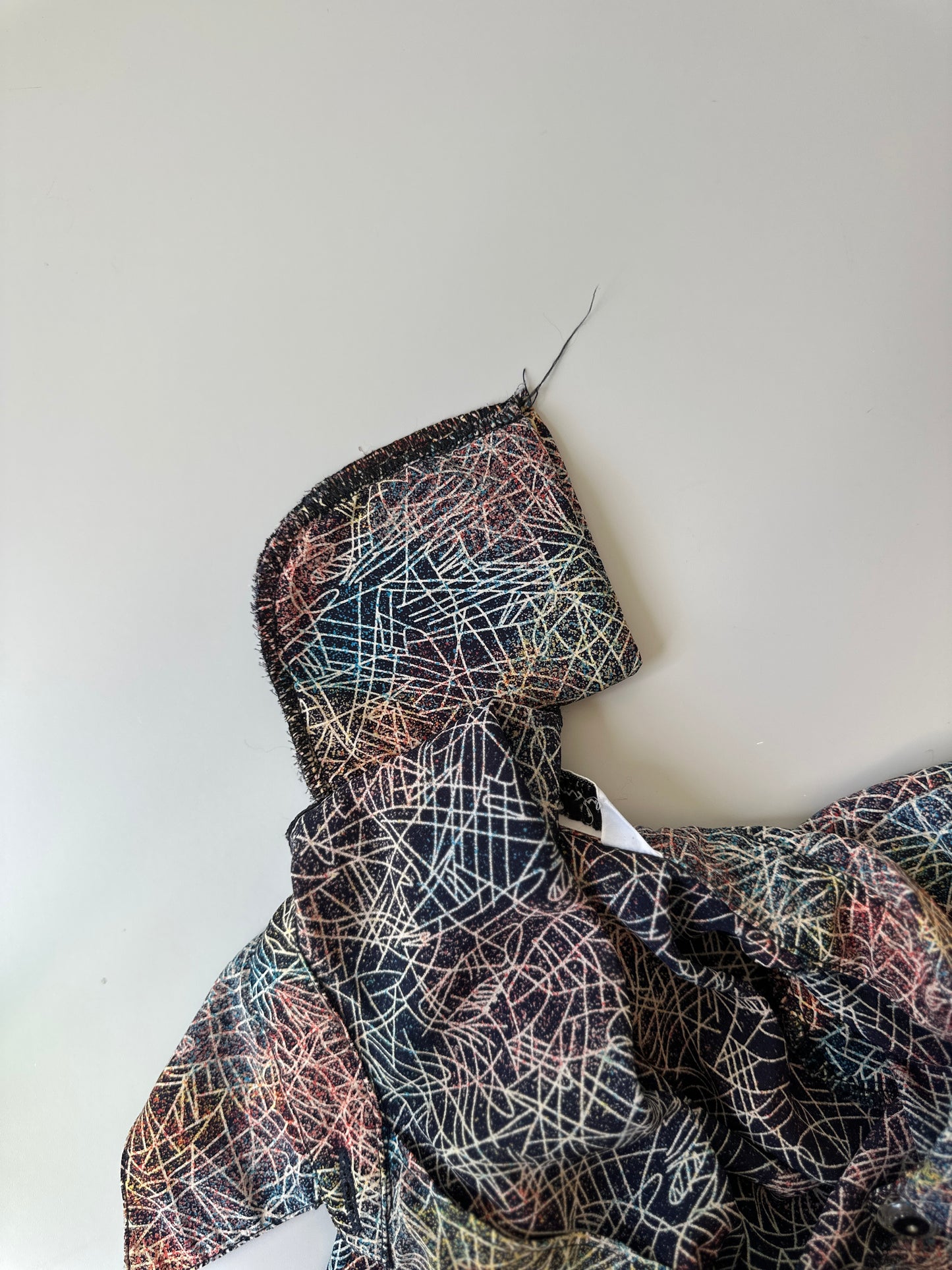 vintage multicoloured button up