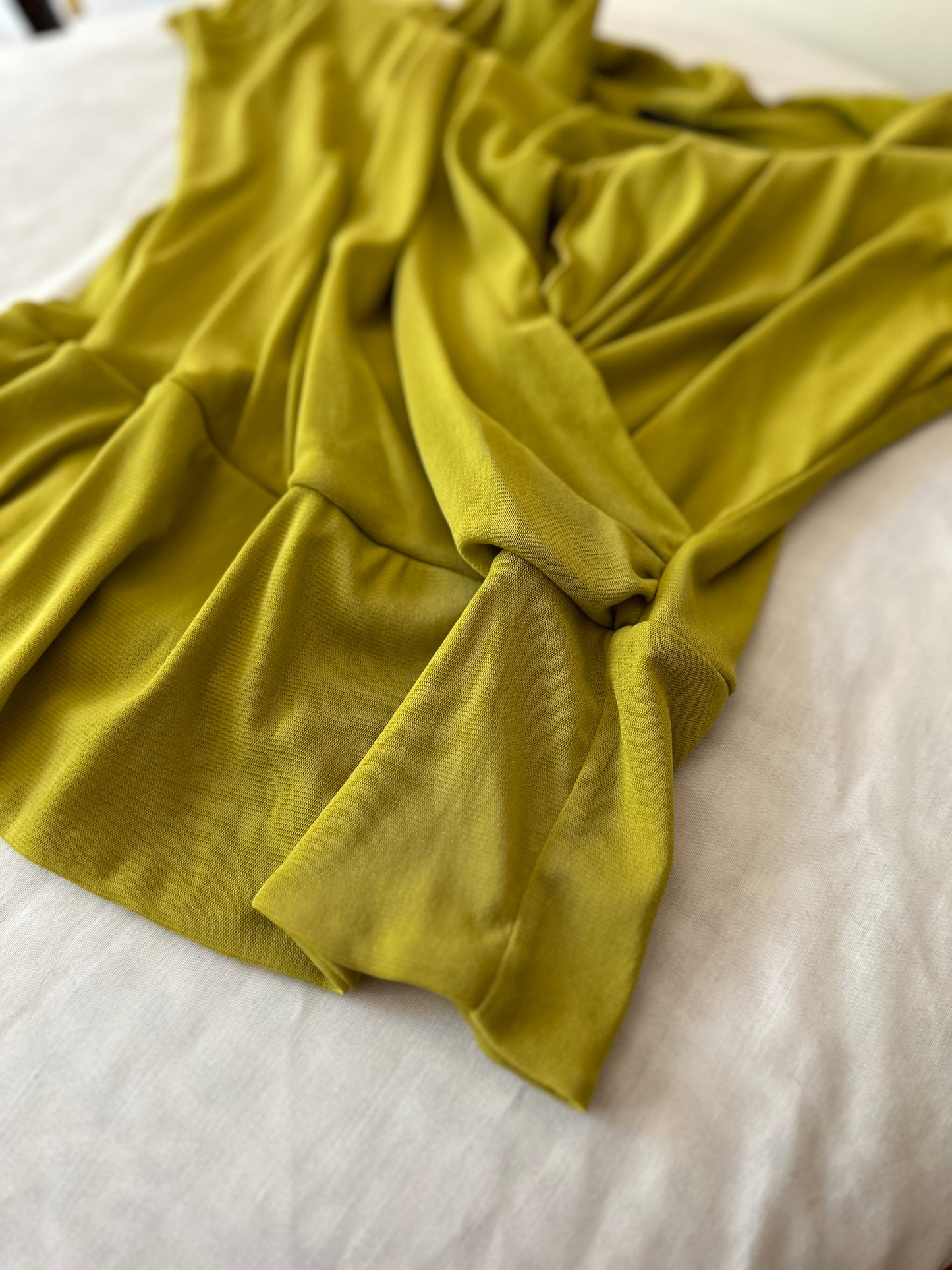 y2k green blouse