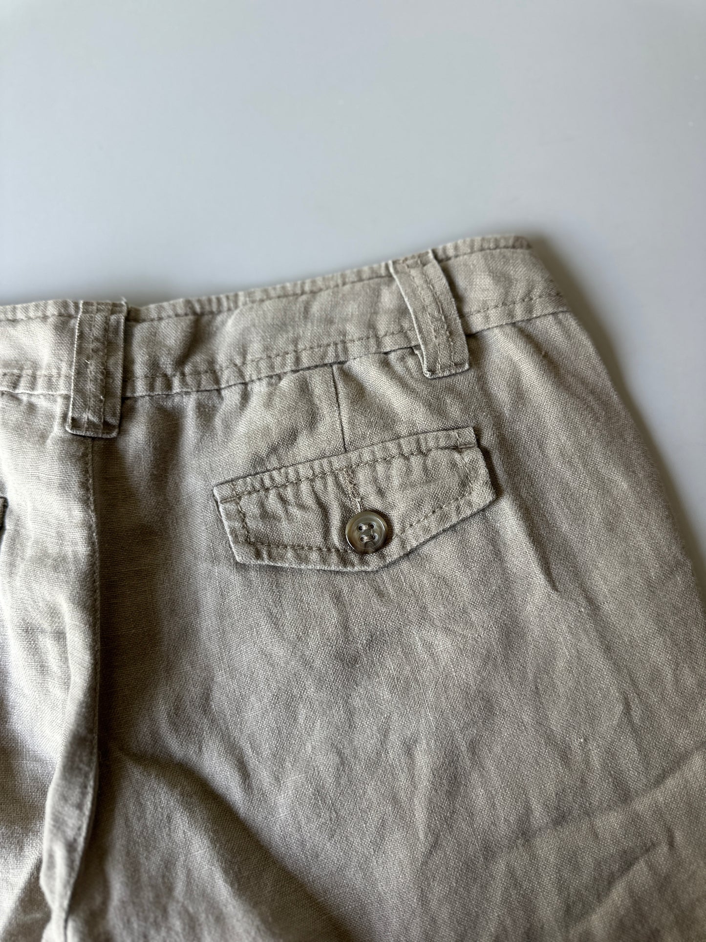 ESPRIT beige linen pants