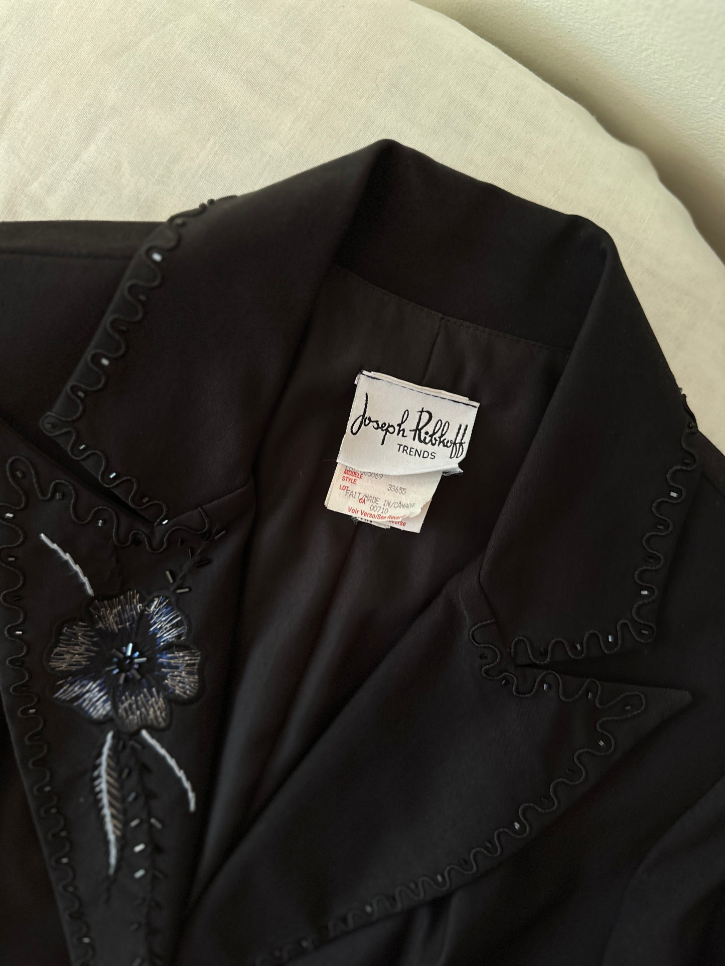 beaded Joseph Ribkoff suit