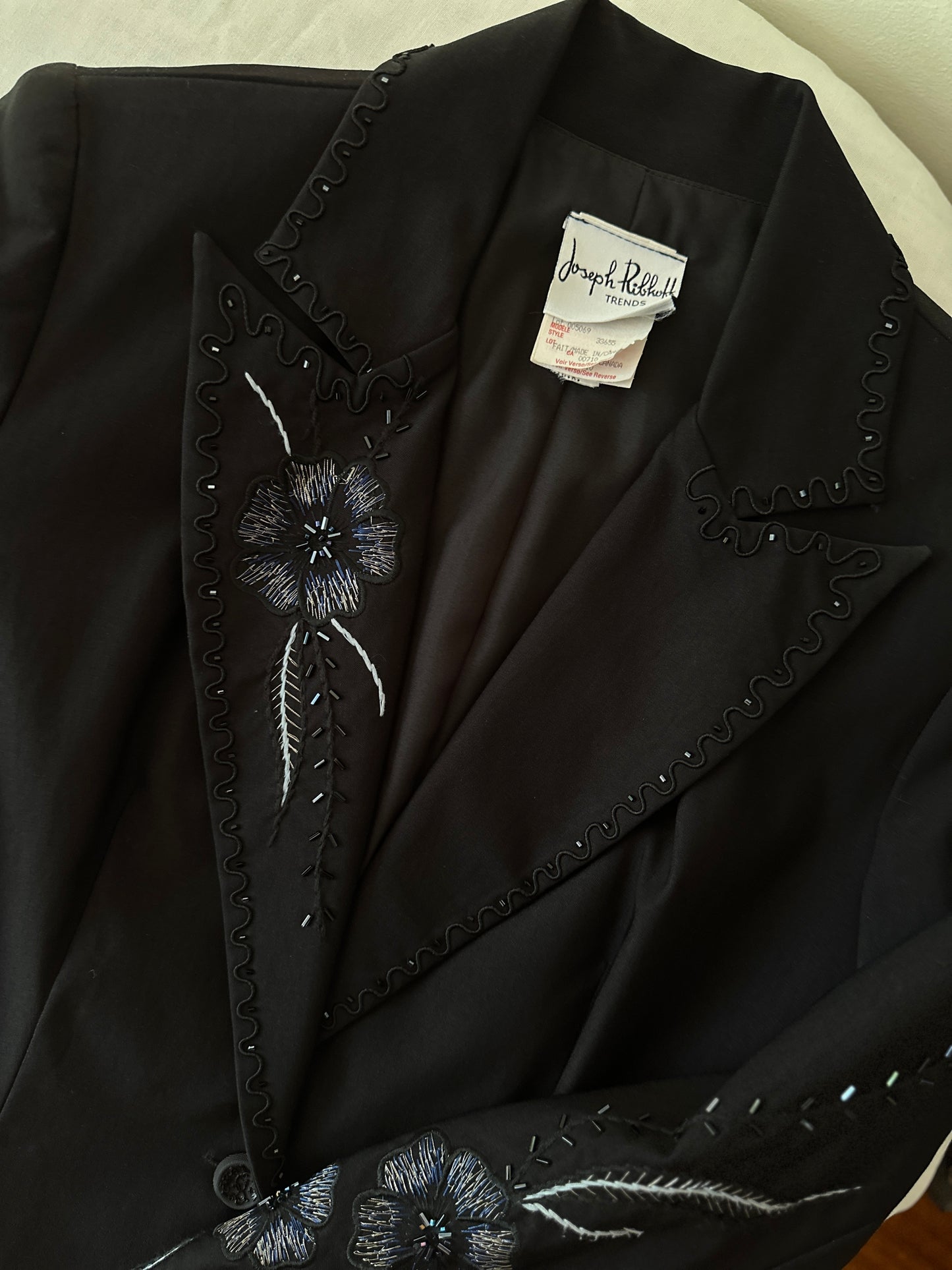 beaded Joseph Ribkoff suit