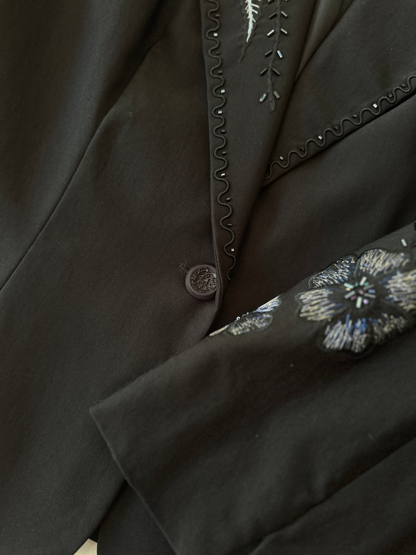 beaded Joseph Ribkoff suit