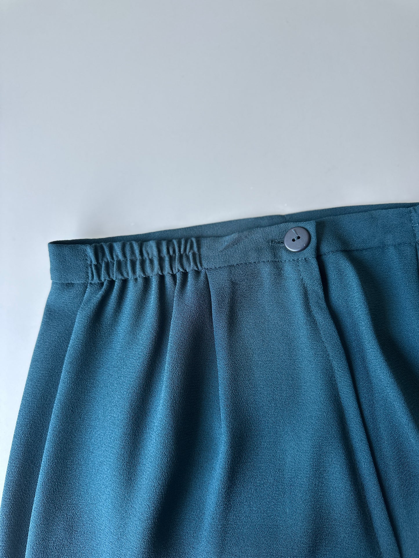 turquoise high waisted pants