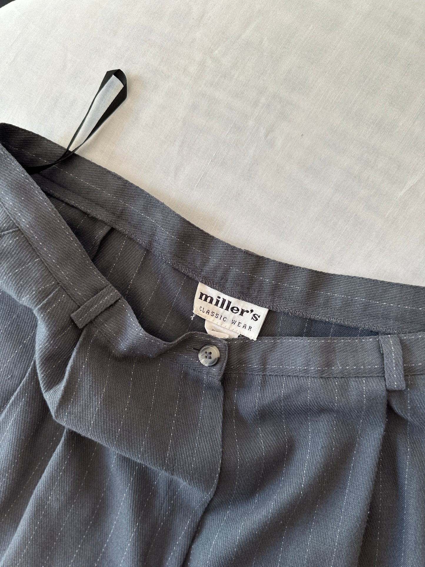 grey baggy fit two piece suit