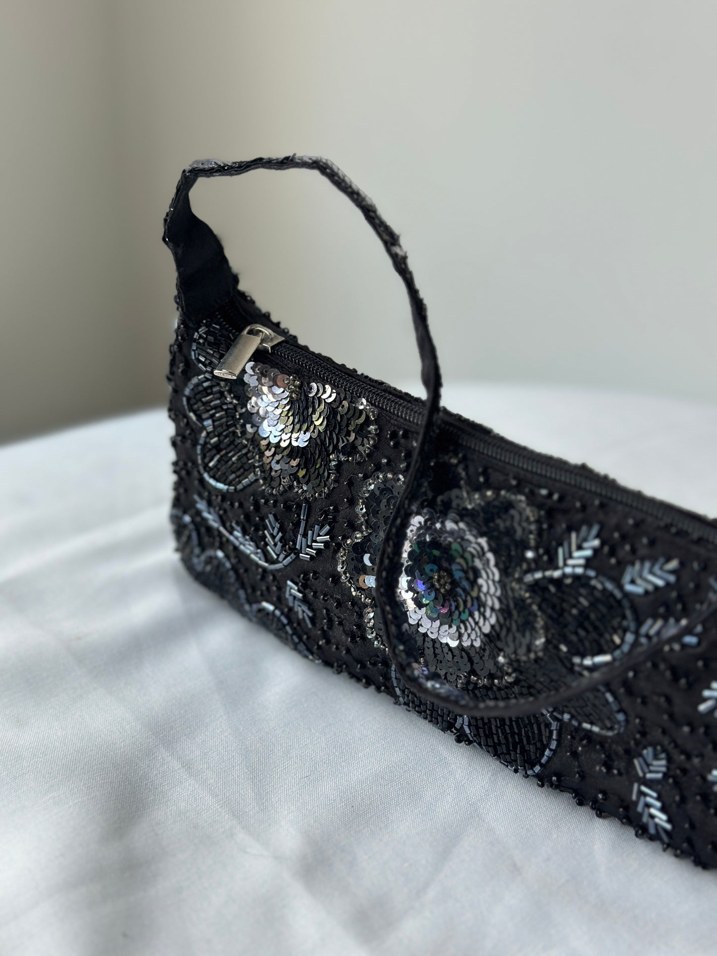sequin sports girl purse