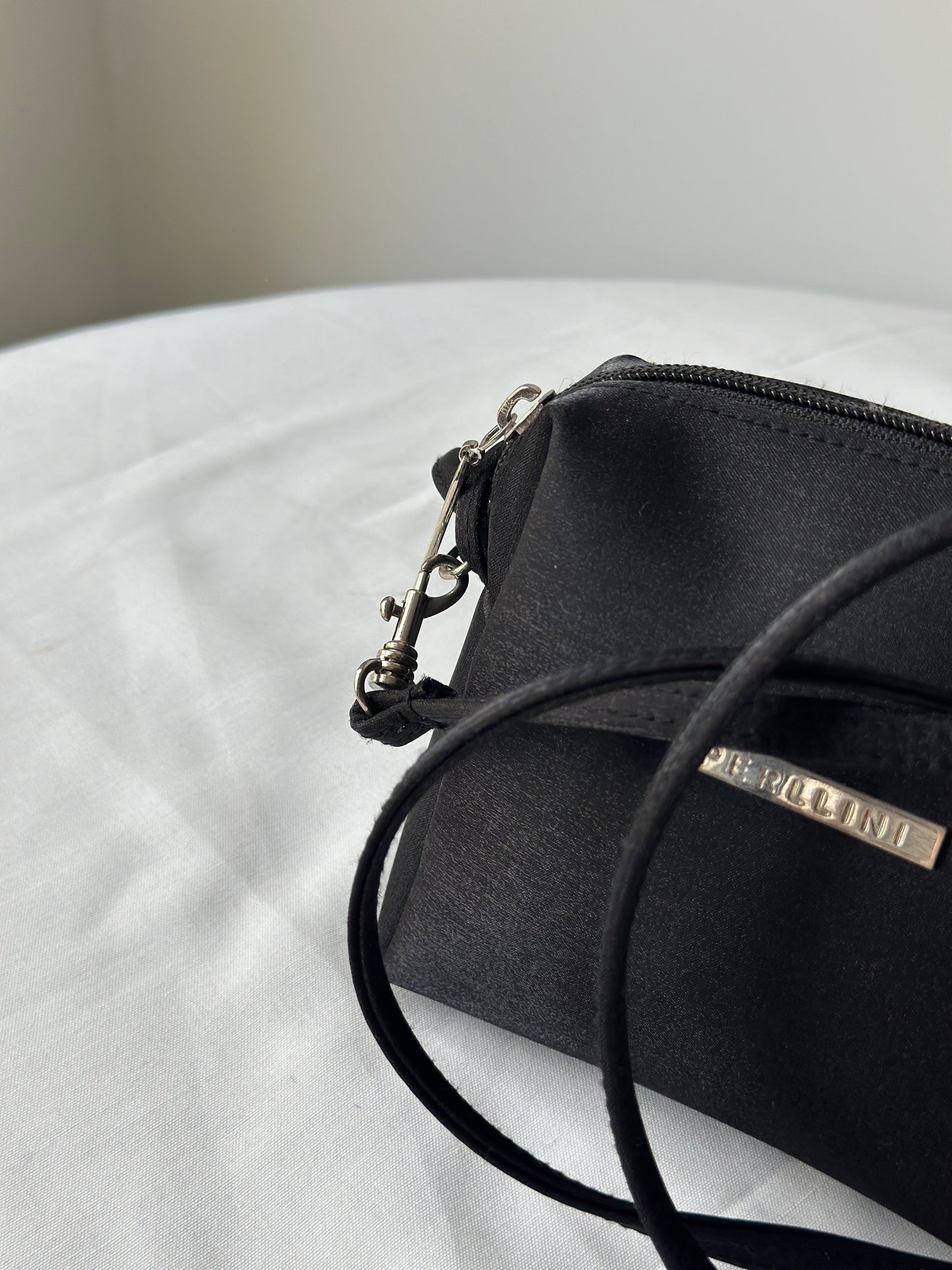 satin long/short strap purse