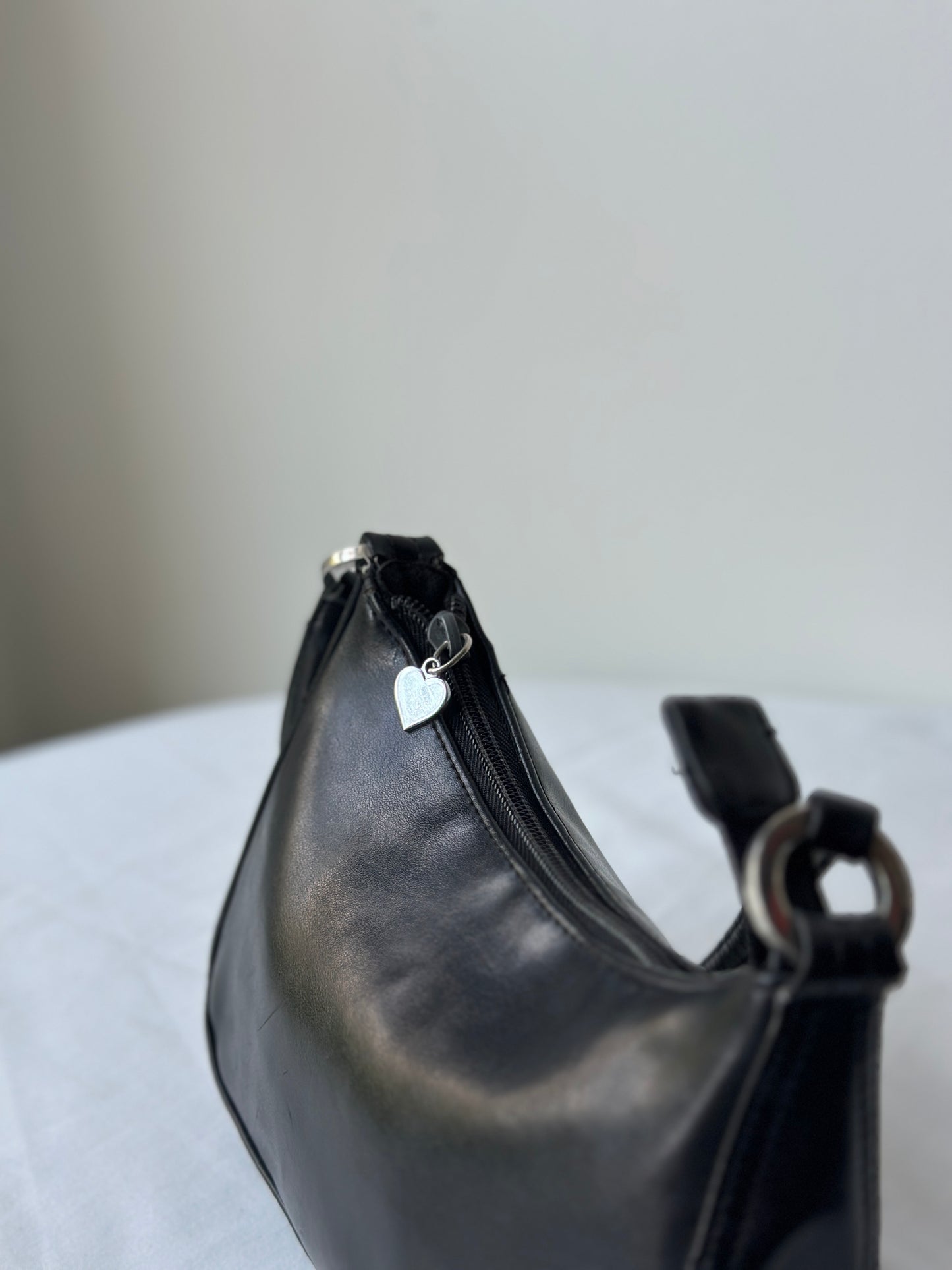 small black soft leather purse