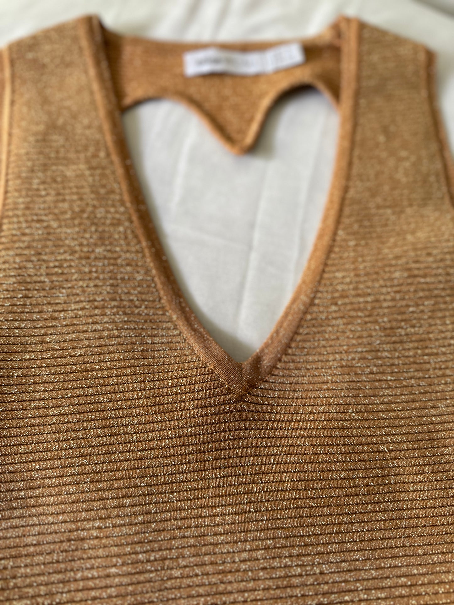 Alice McCall gold love heart dress
