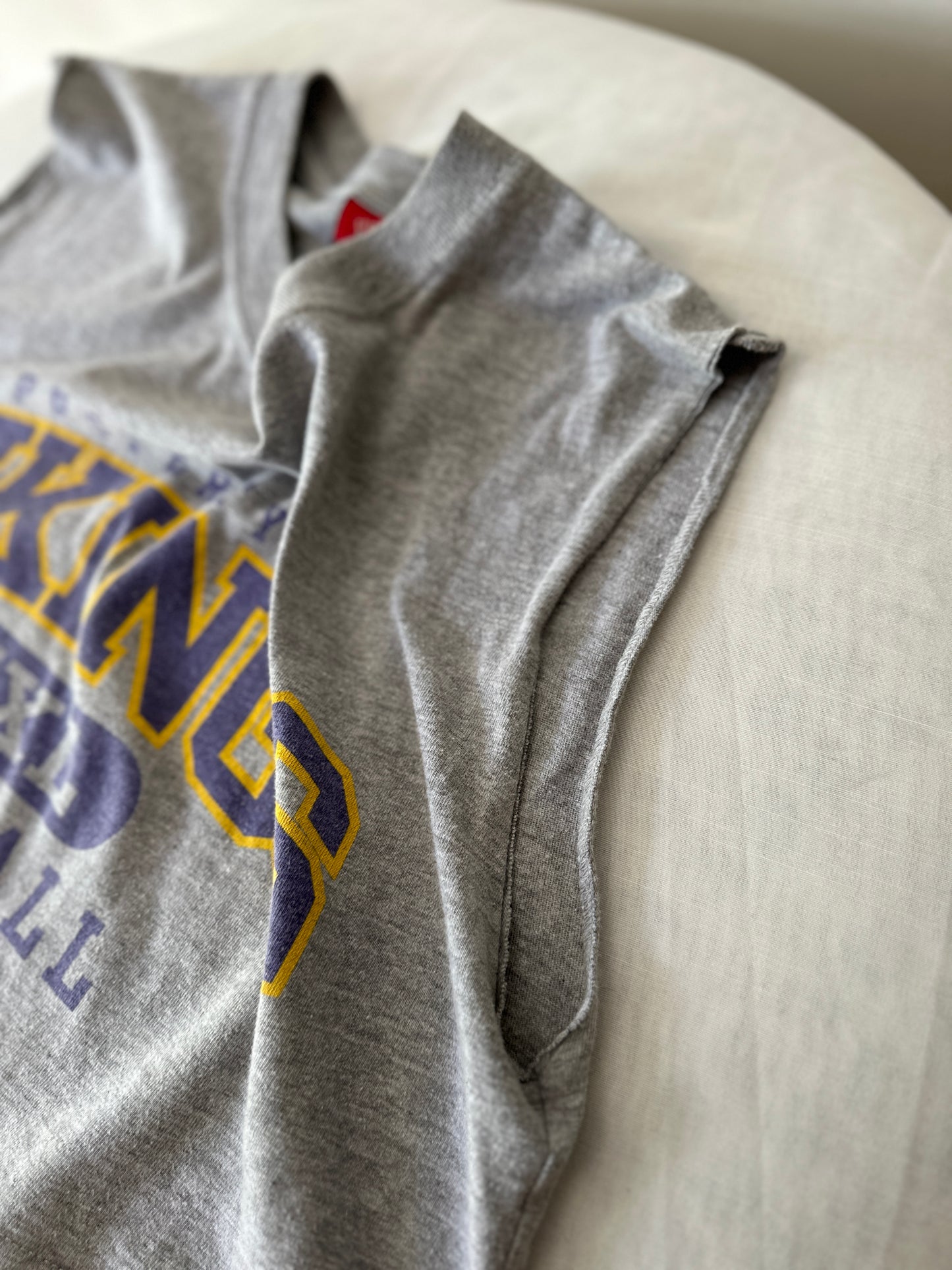 cropped reebok football tee
