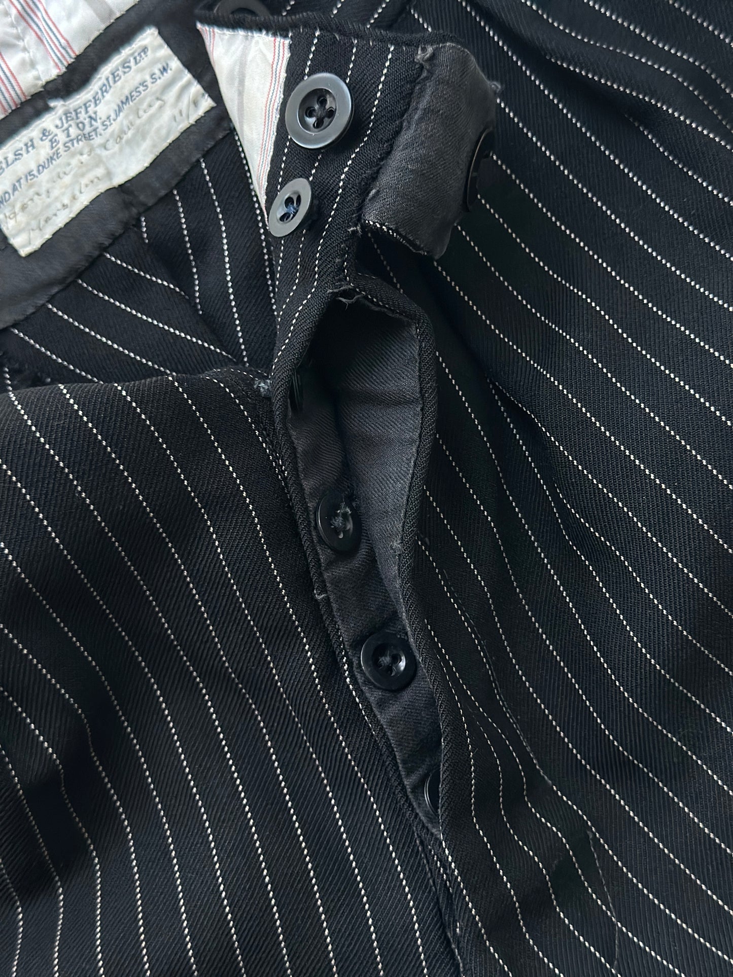pin striped suit pants