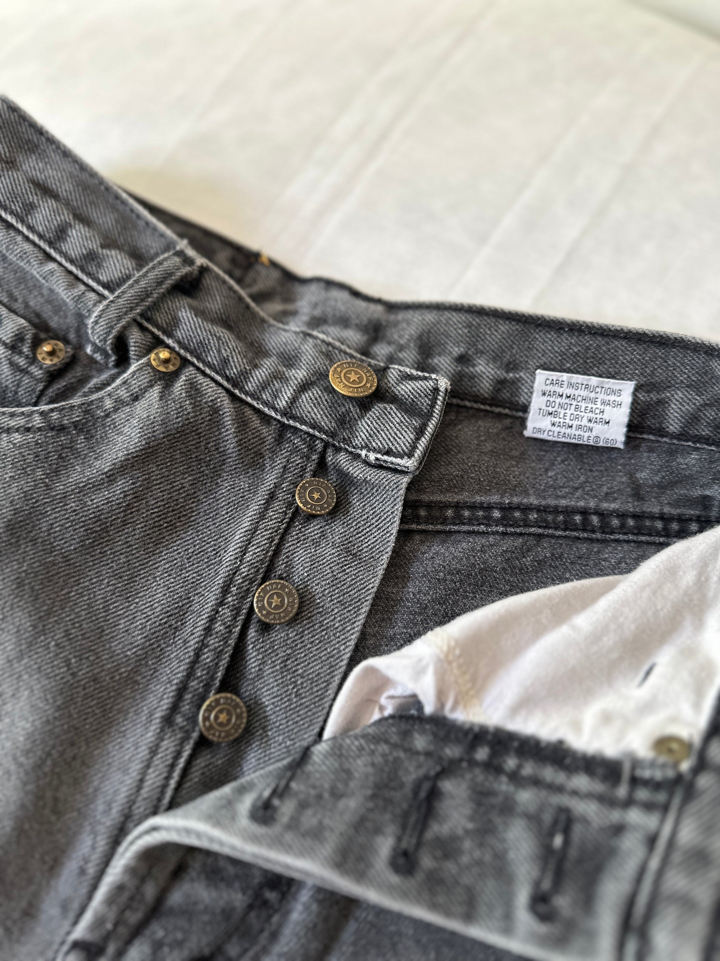 NIF NAF grey denim jeans