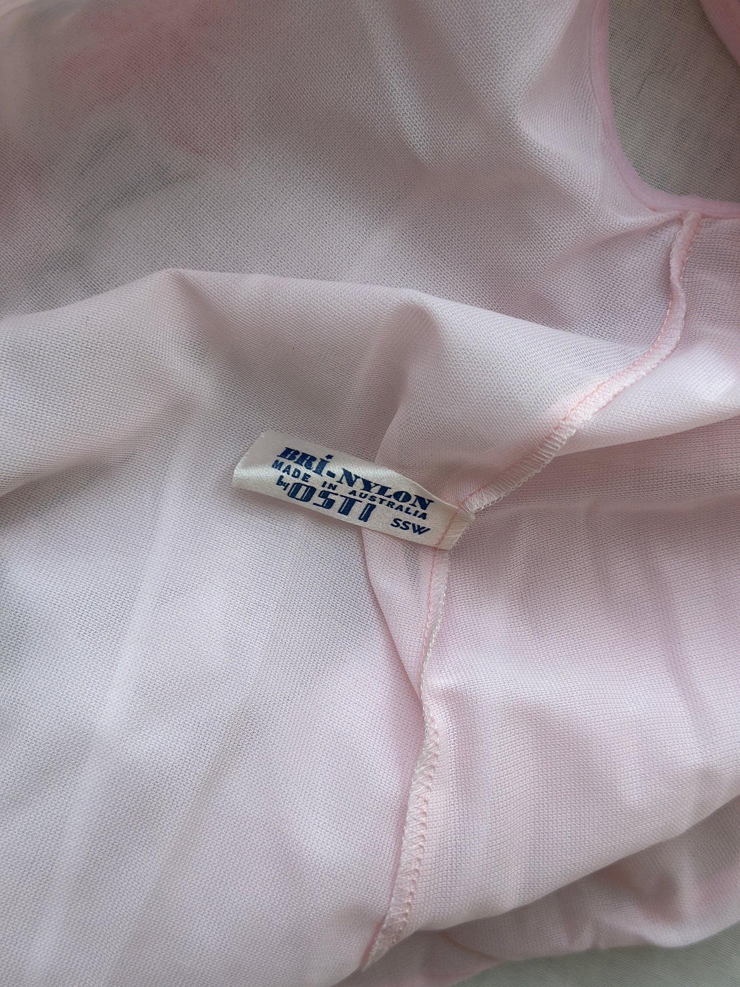 light pink babydoll night top