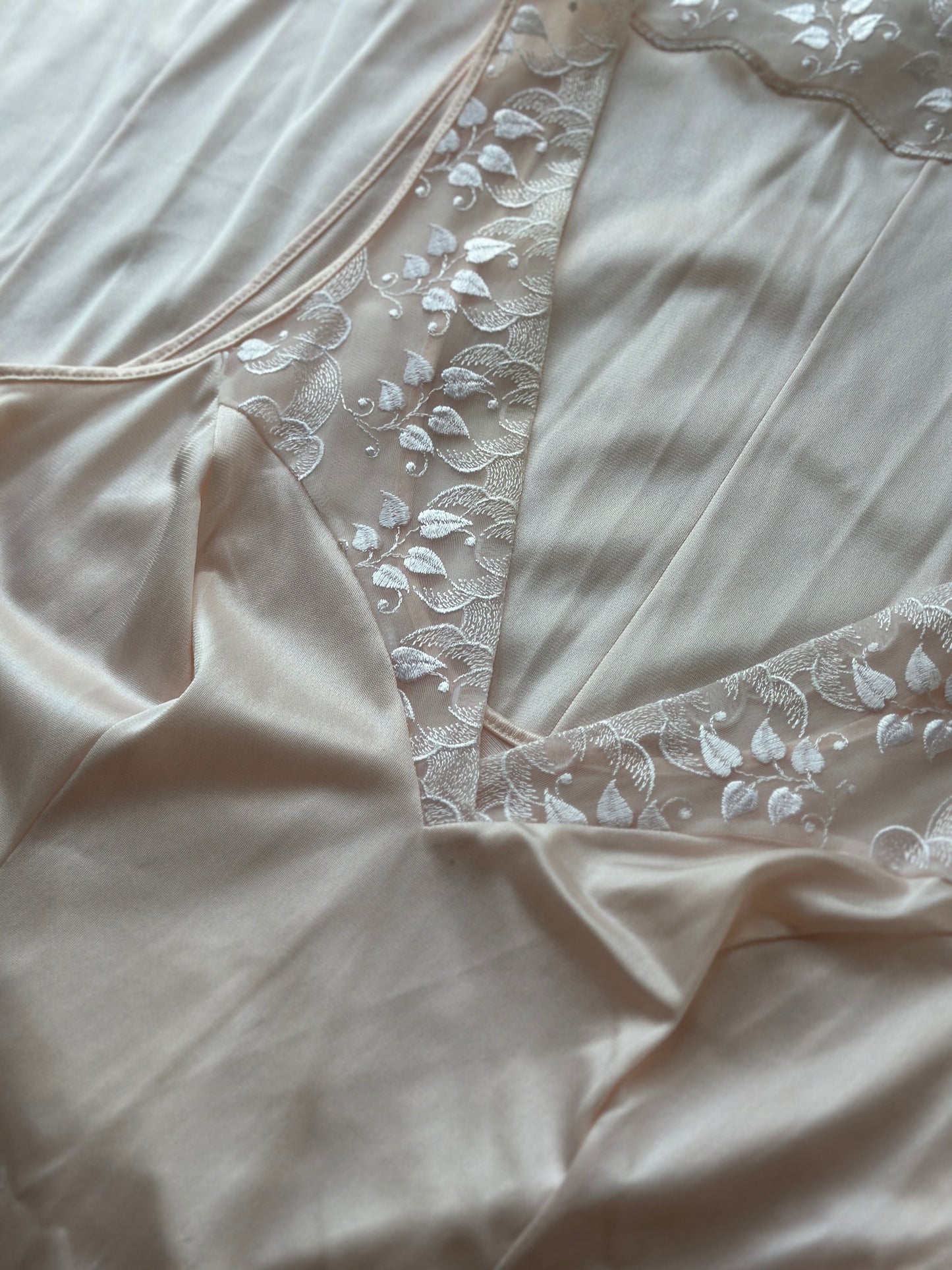 baby pink lace slip