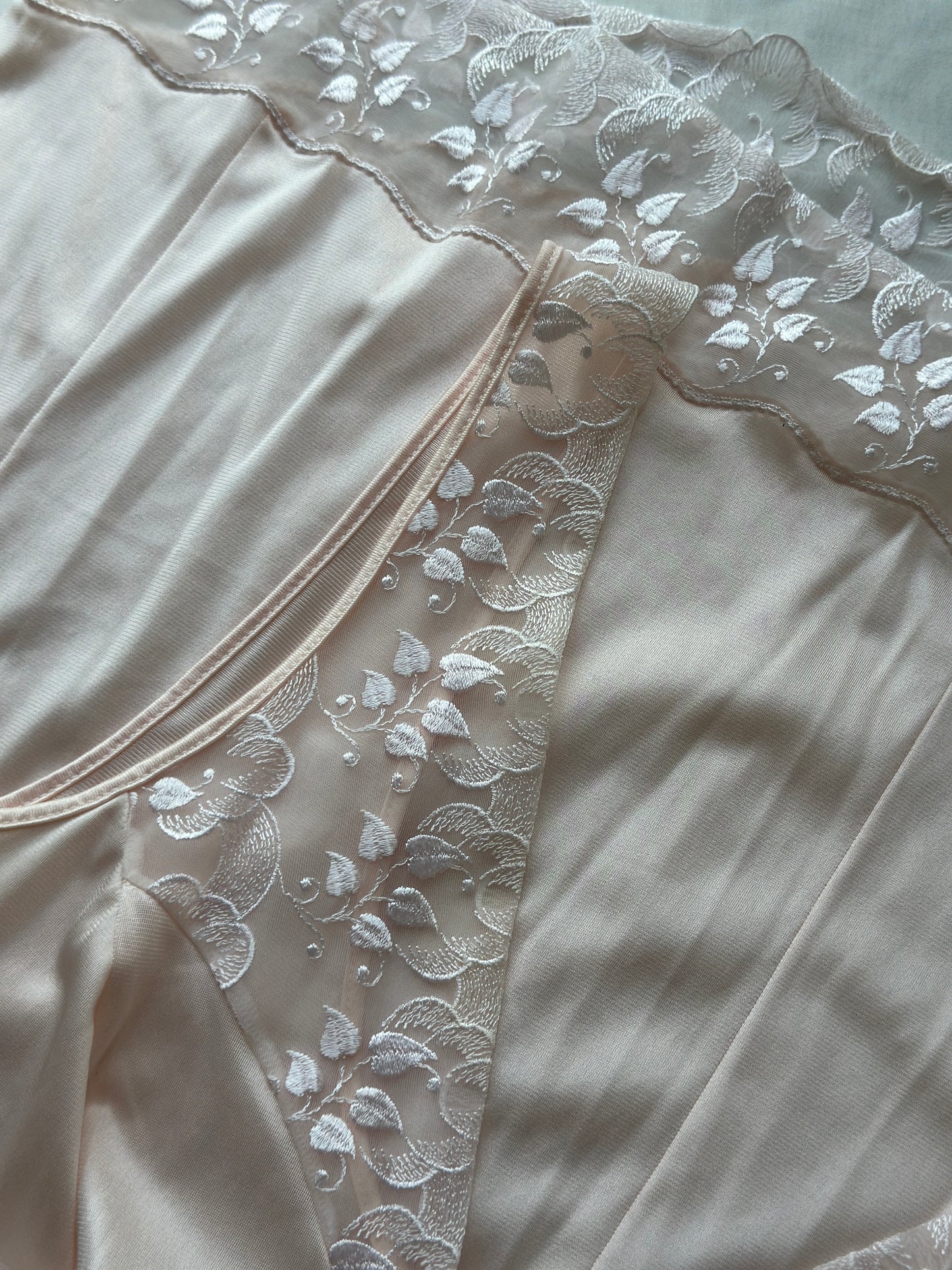 baby pink lace slip