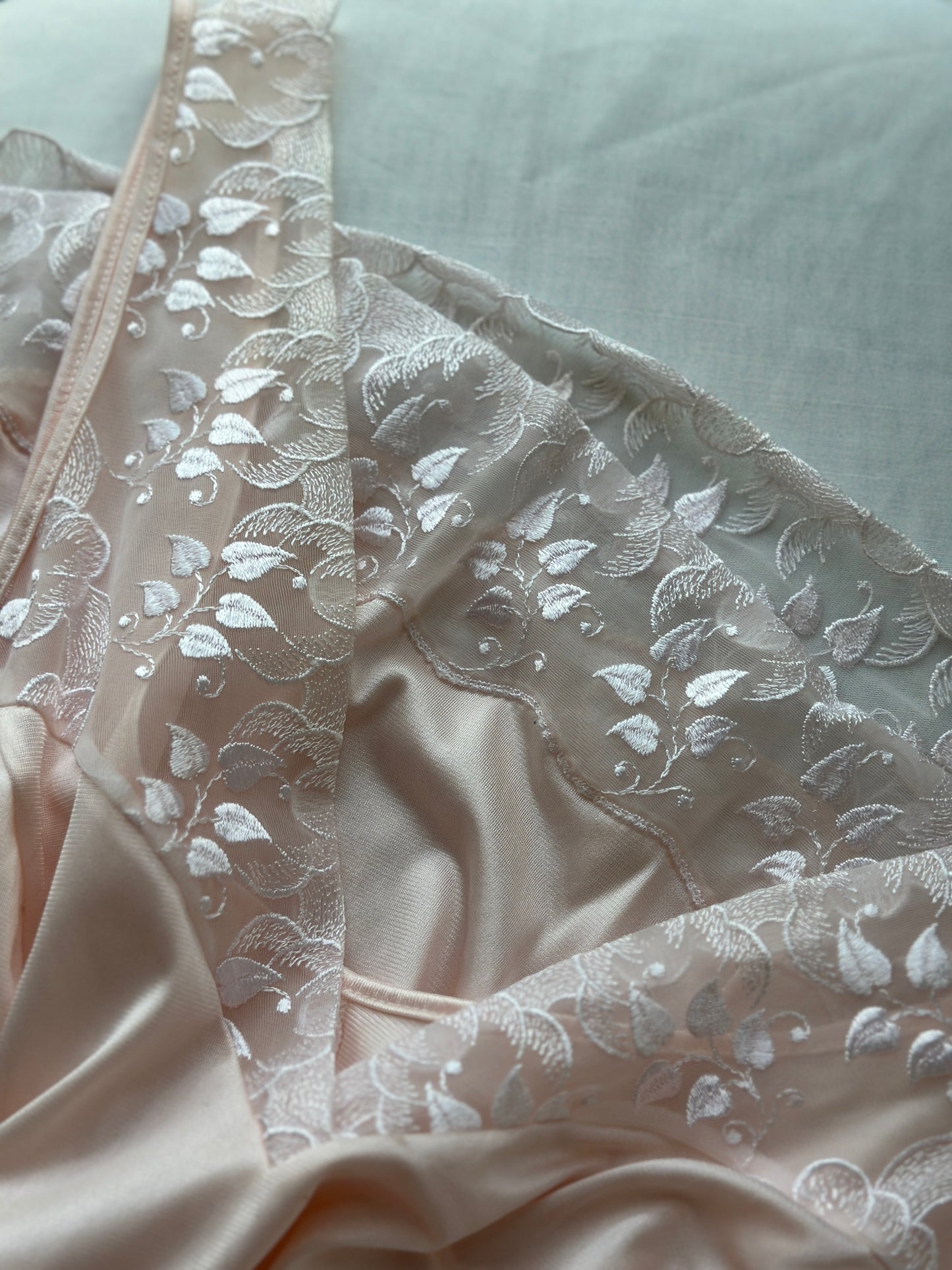 baby pink lace slip
