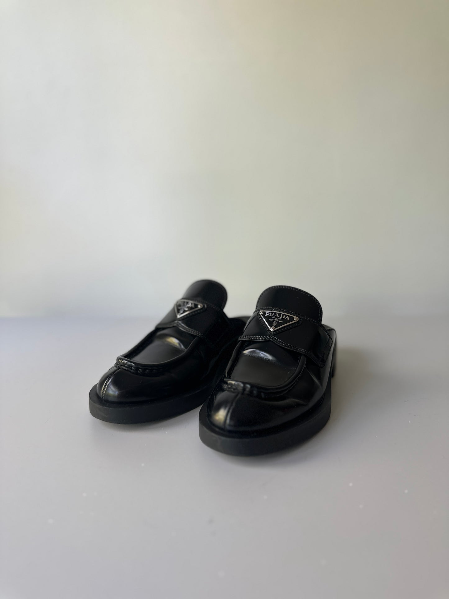 Prada slide-on loafers