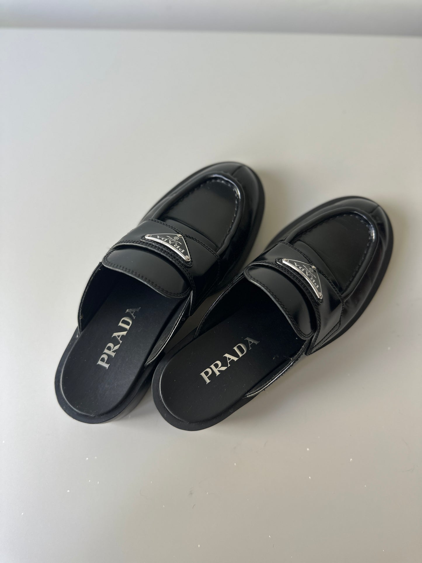 Prada slide-on loafers