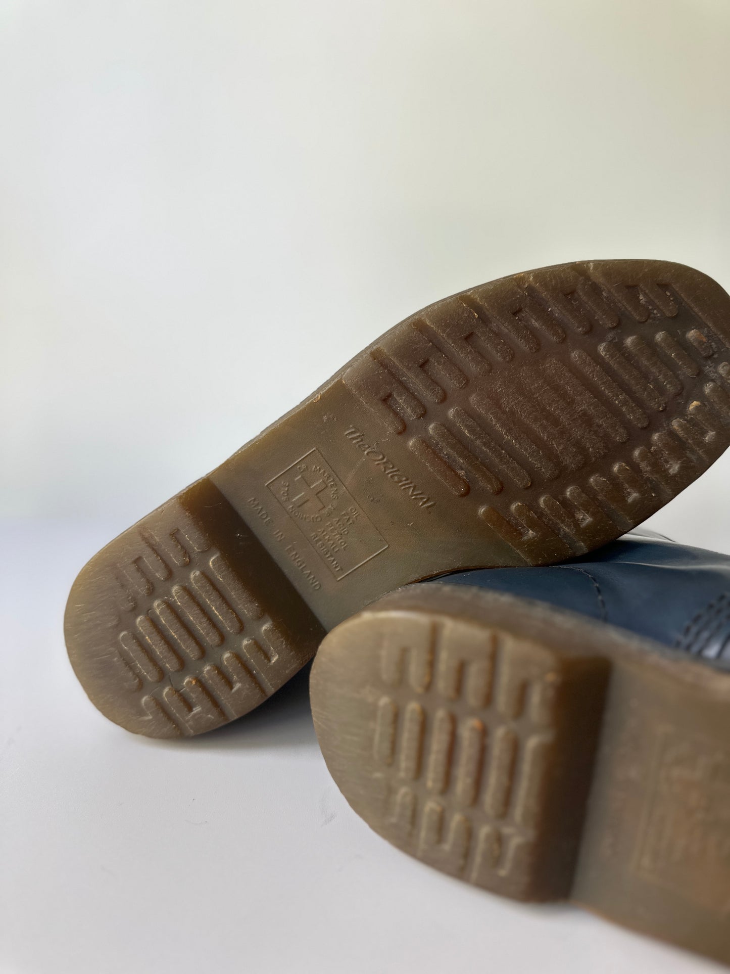 Dr. Martens blue leather 1460 boots