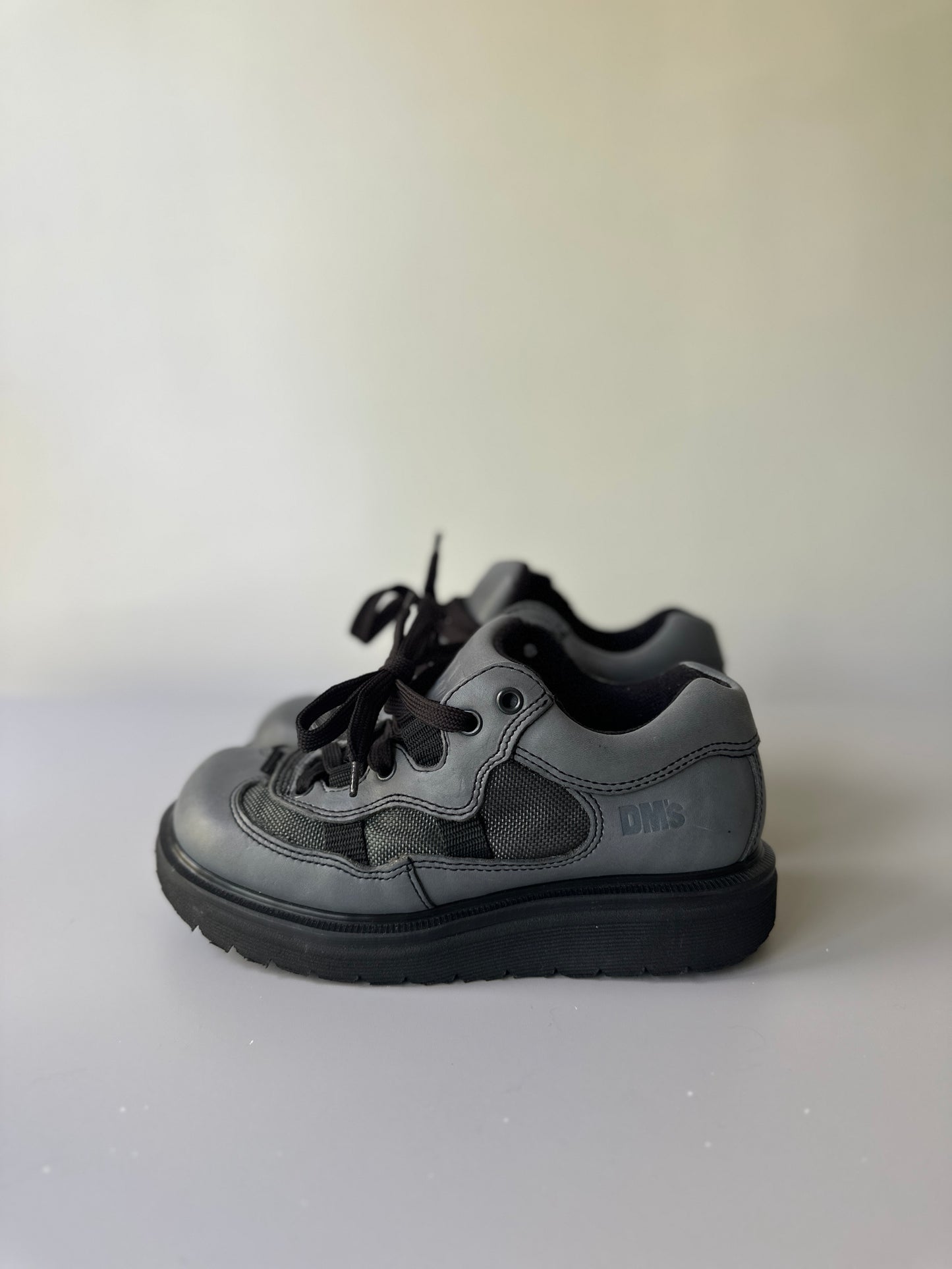 blue fawn saddle 1980s Dr. Marten trainer