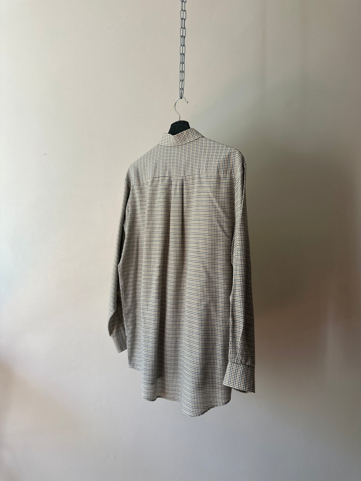 two tone cotton dress shirt