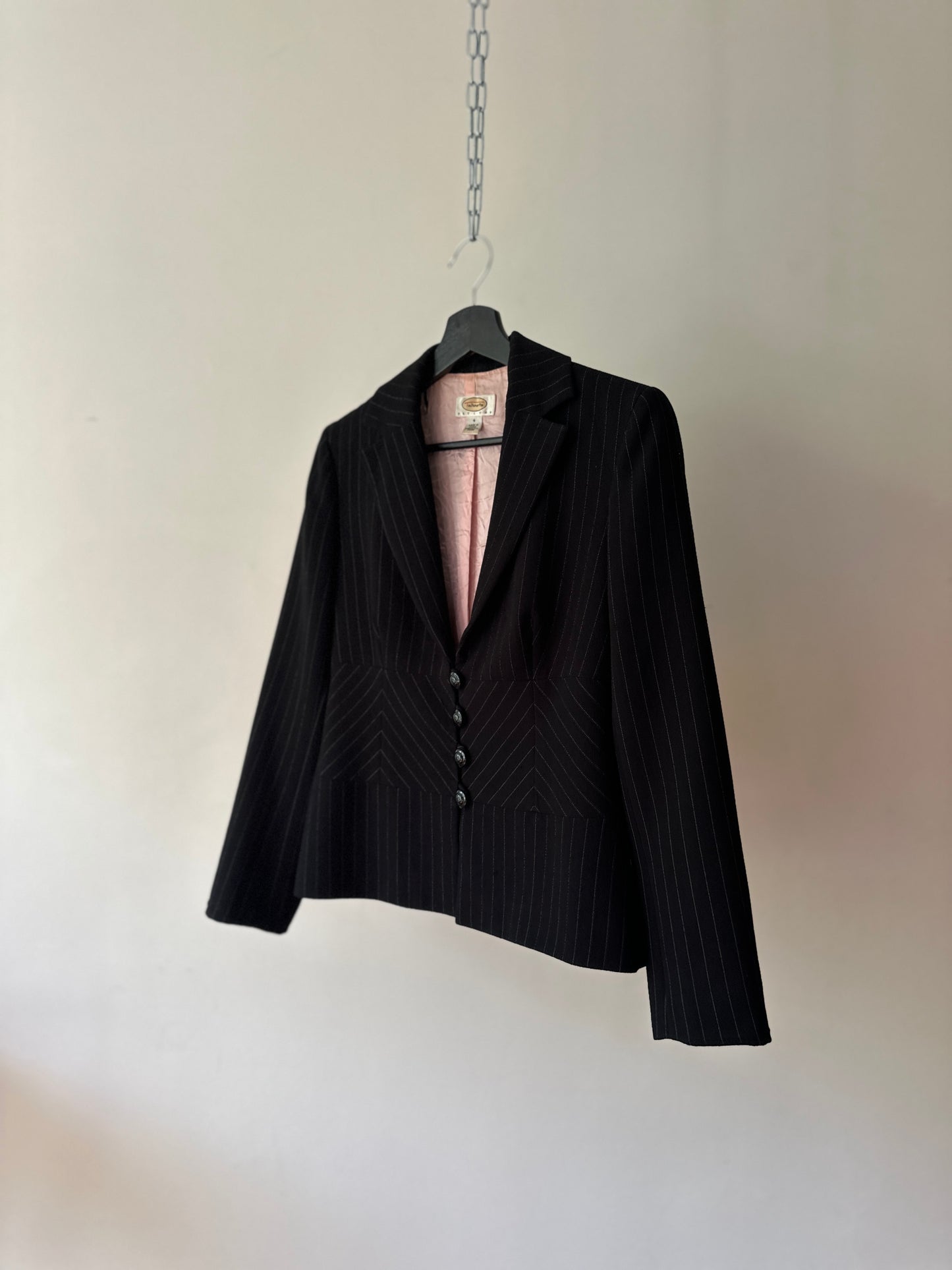 pin striped vintage suit jacket