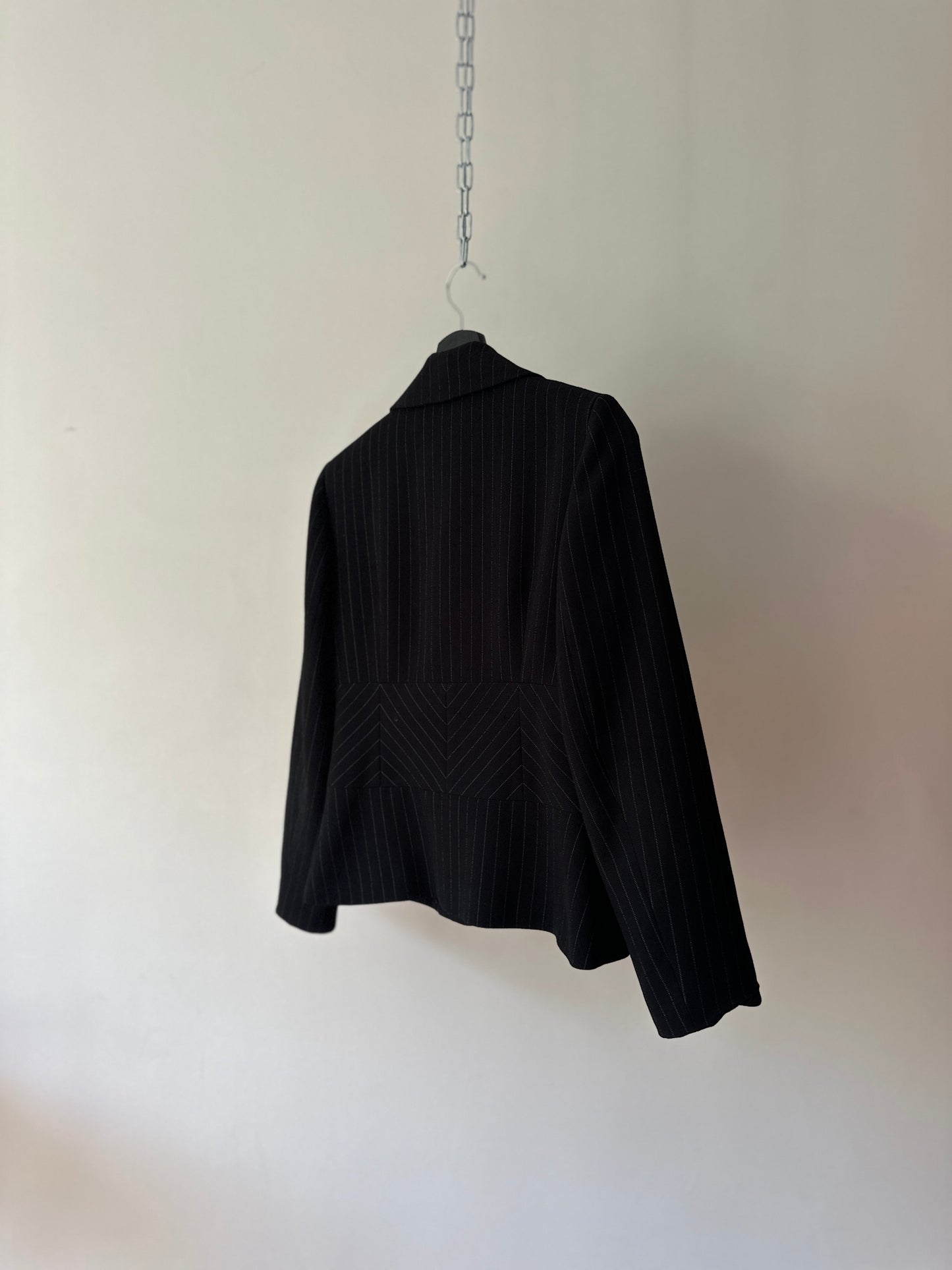 pin striped vintage suit jacket