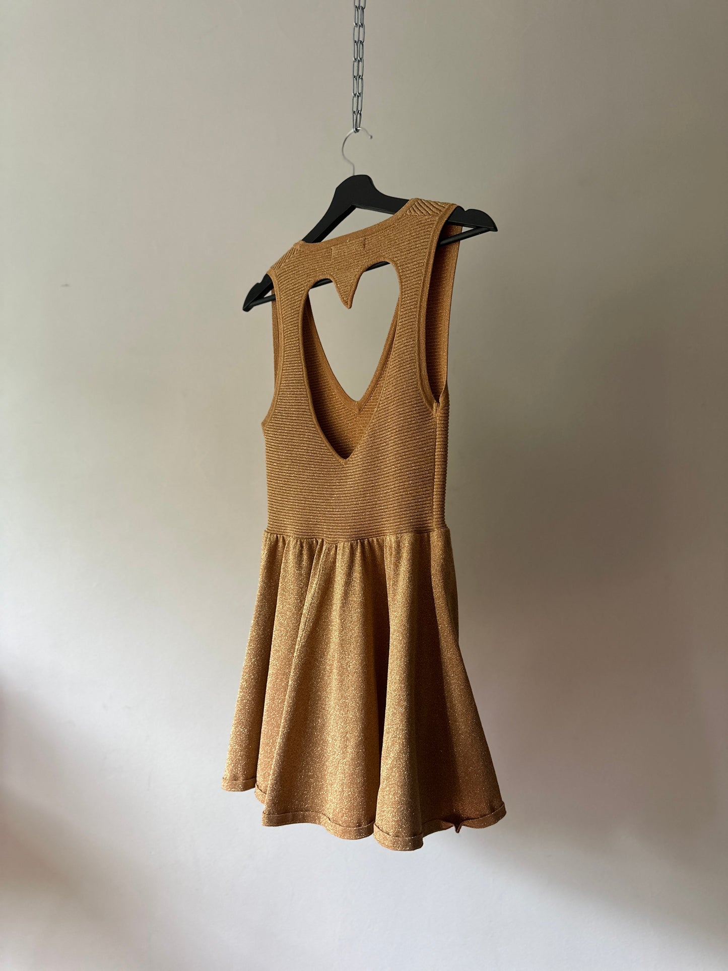 Alice McCall gold love heart dress
